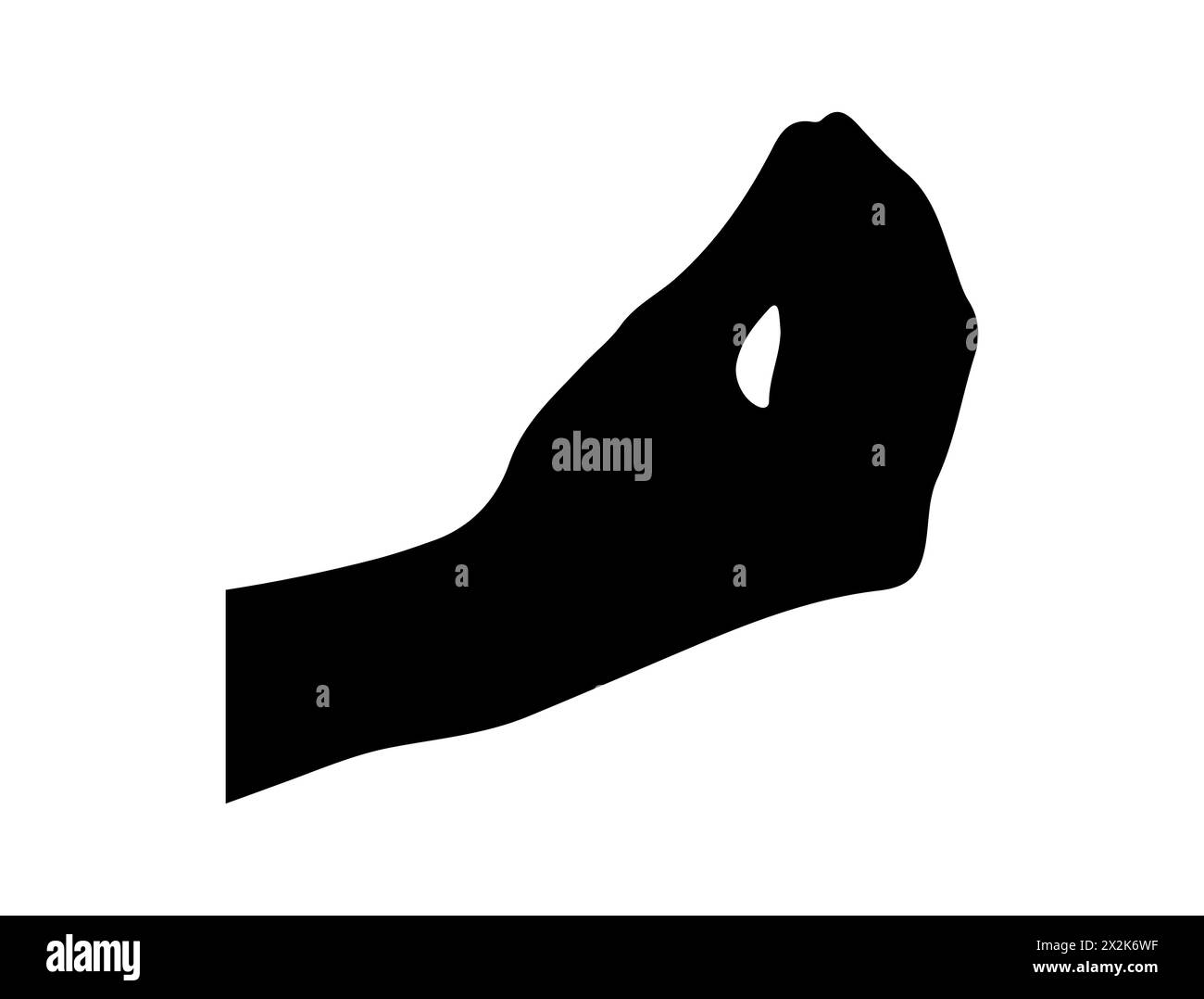 Art vectoriel de silhouette de geste de la main Illustration de Vecteur