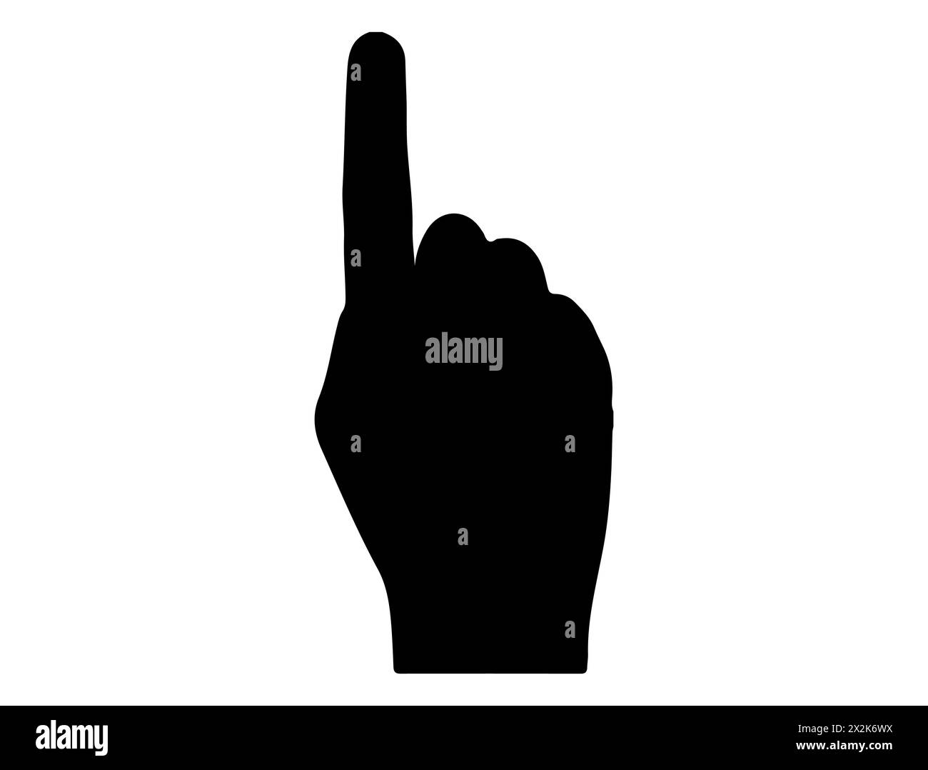 Art vectoriel de silhouette de geste de la main Illustration de Vecteur