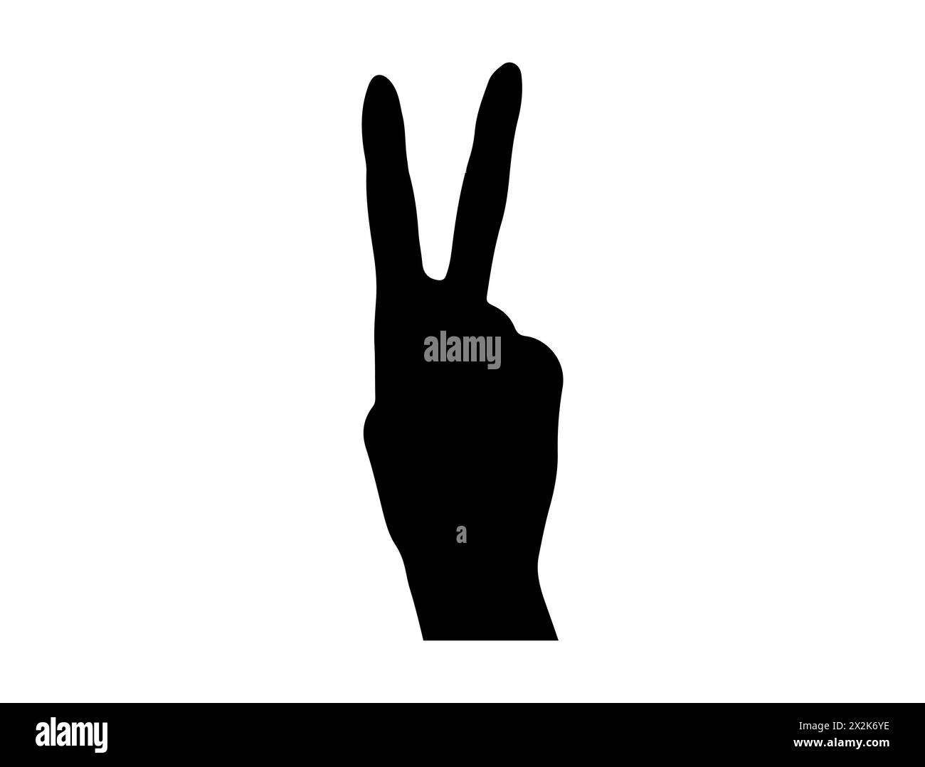 Art vectoriel de silhouette de geste de la main Illustration de Vecteur