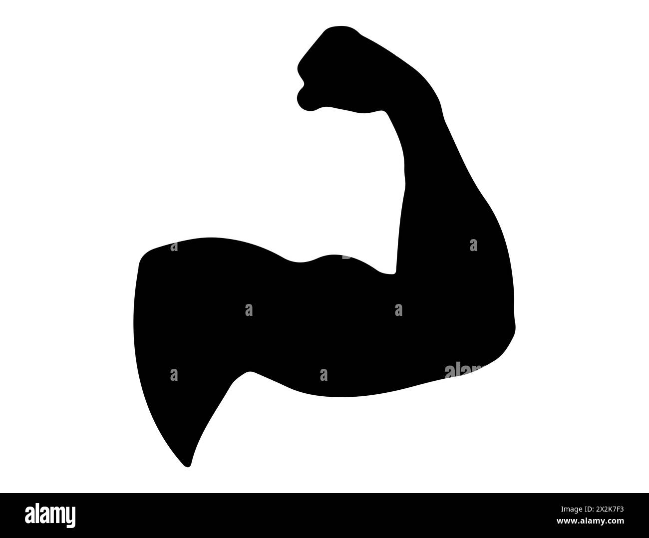 Art vectoriel de silhouette de muscle Illustration de Vecteur