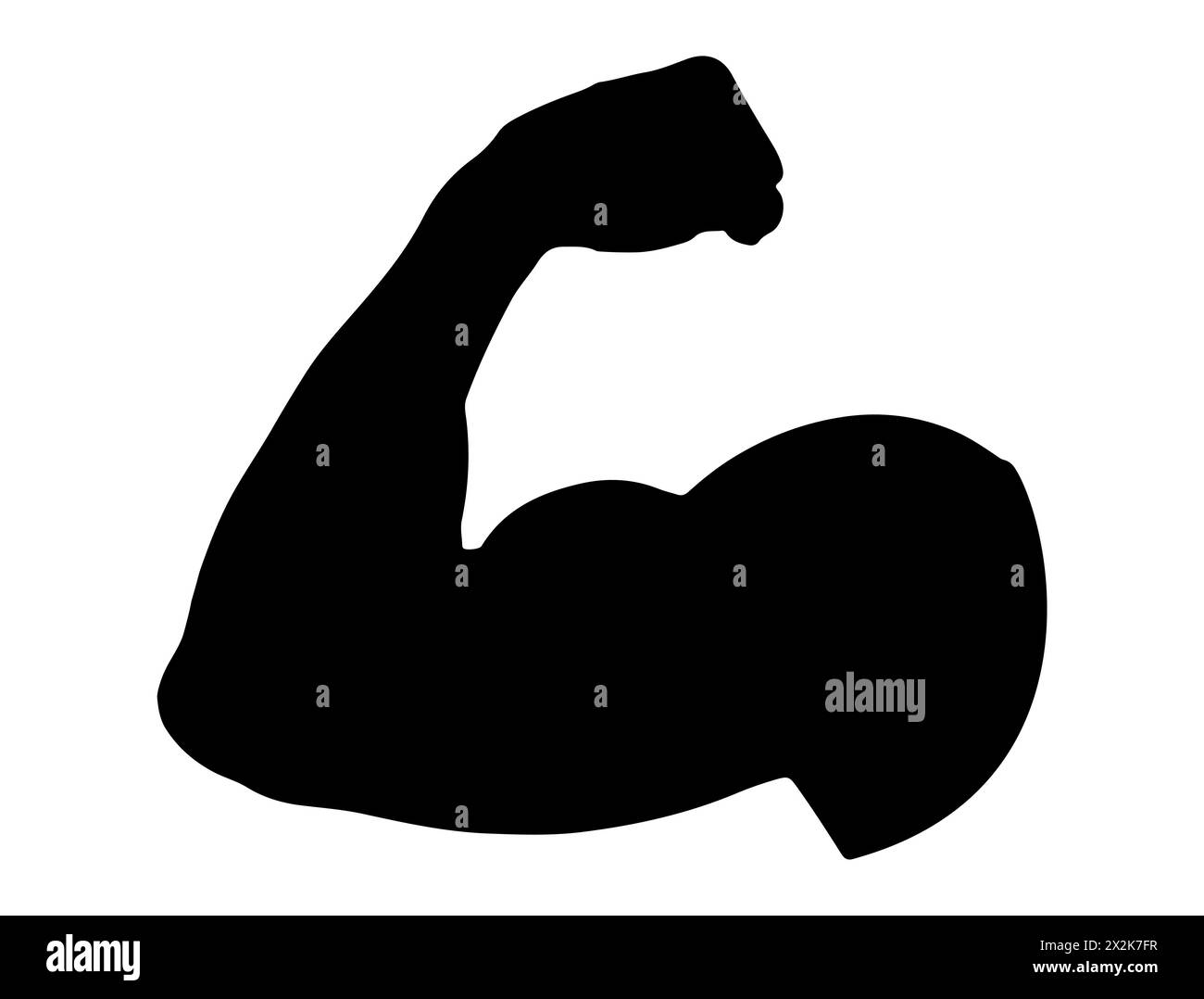 Art vectoriel de silhouette de muscle Illustration de Vecteur