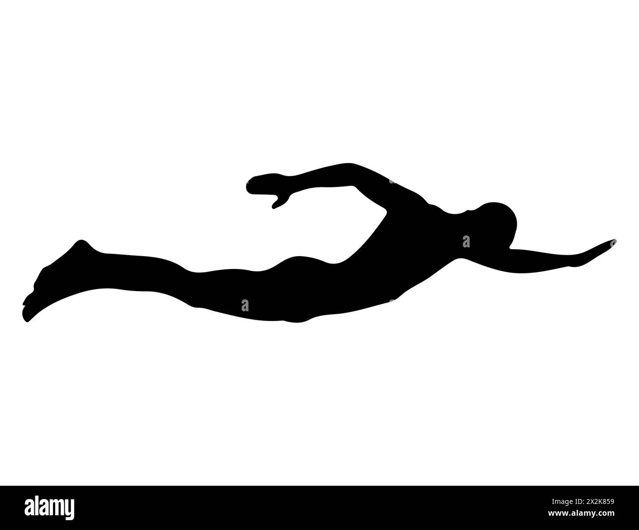 Art vectoriel de silhouette de nageur Illustration de Vecteur Art vectoriel de silhouette de nageur Illustration de Vecteur