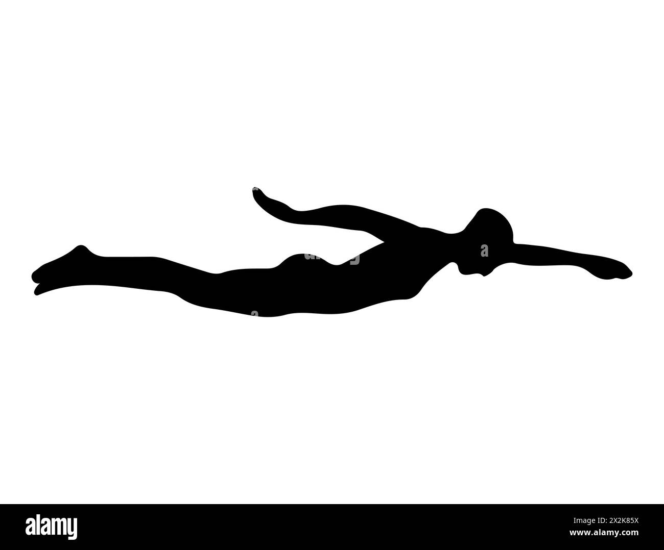 Art vectoriel de silhouette de nageur Illustration de Vecteur Art vectoriel de silhouette de nageur Illustration de Vecteur