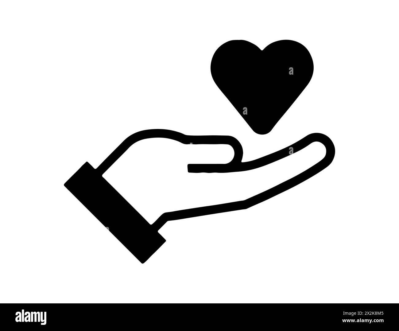 Art vectoriel de silhouette d'icône de soin Illustration de Vecteur