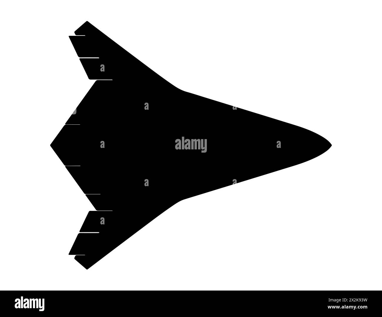 Art vectoriel de silhouette de jet de chasse Illustration de Vecteur