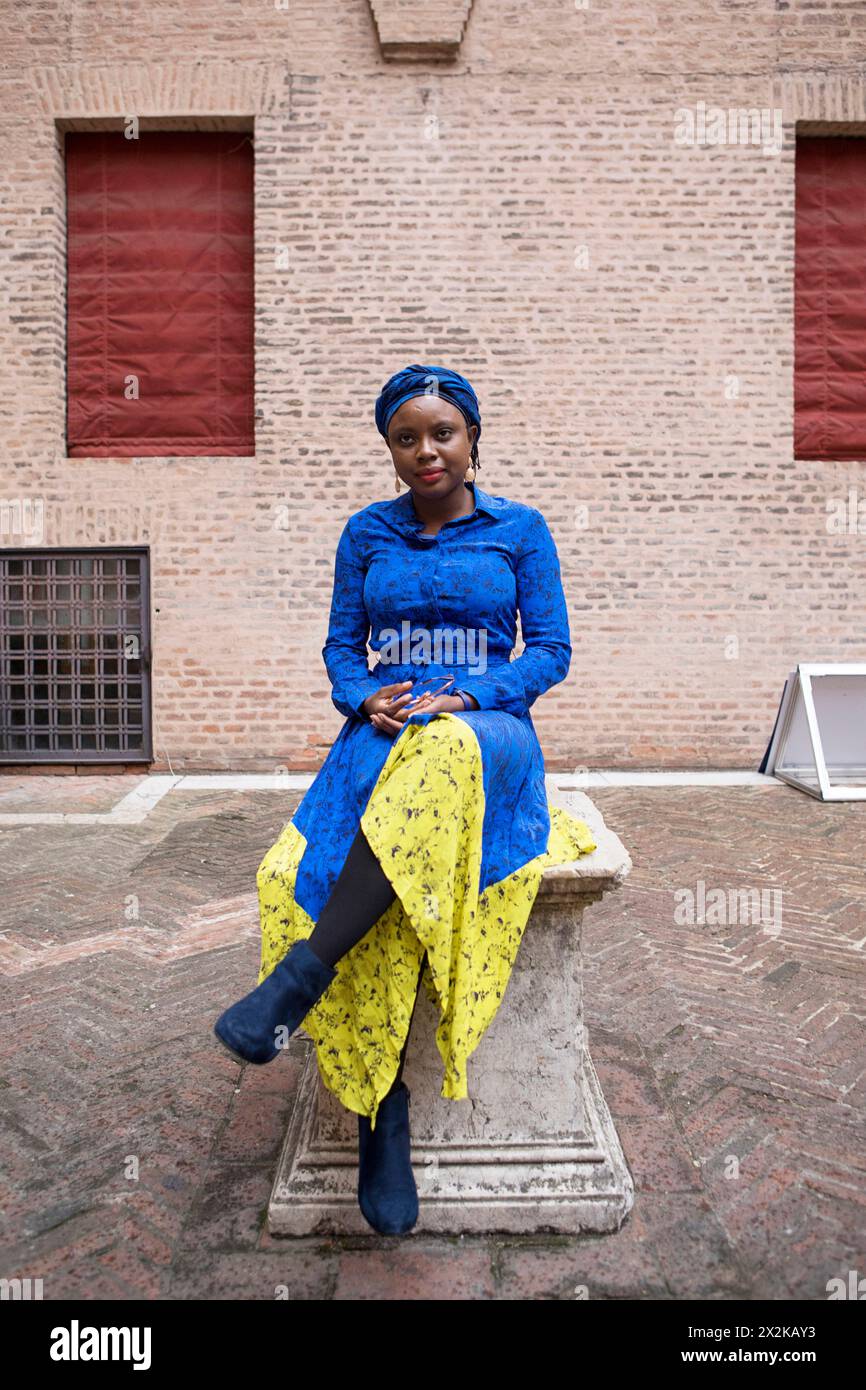 Portrait d'Ayobami Adebayo 05/10/2018 ©Isabella de Maddalena/opale.photo Banque D'Images