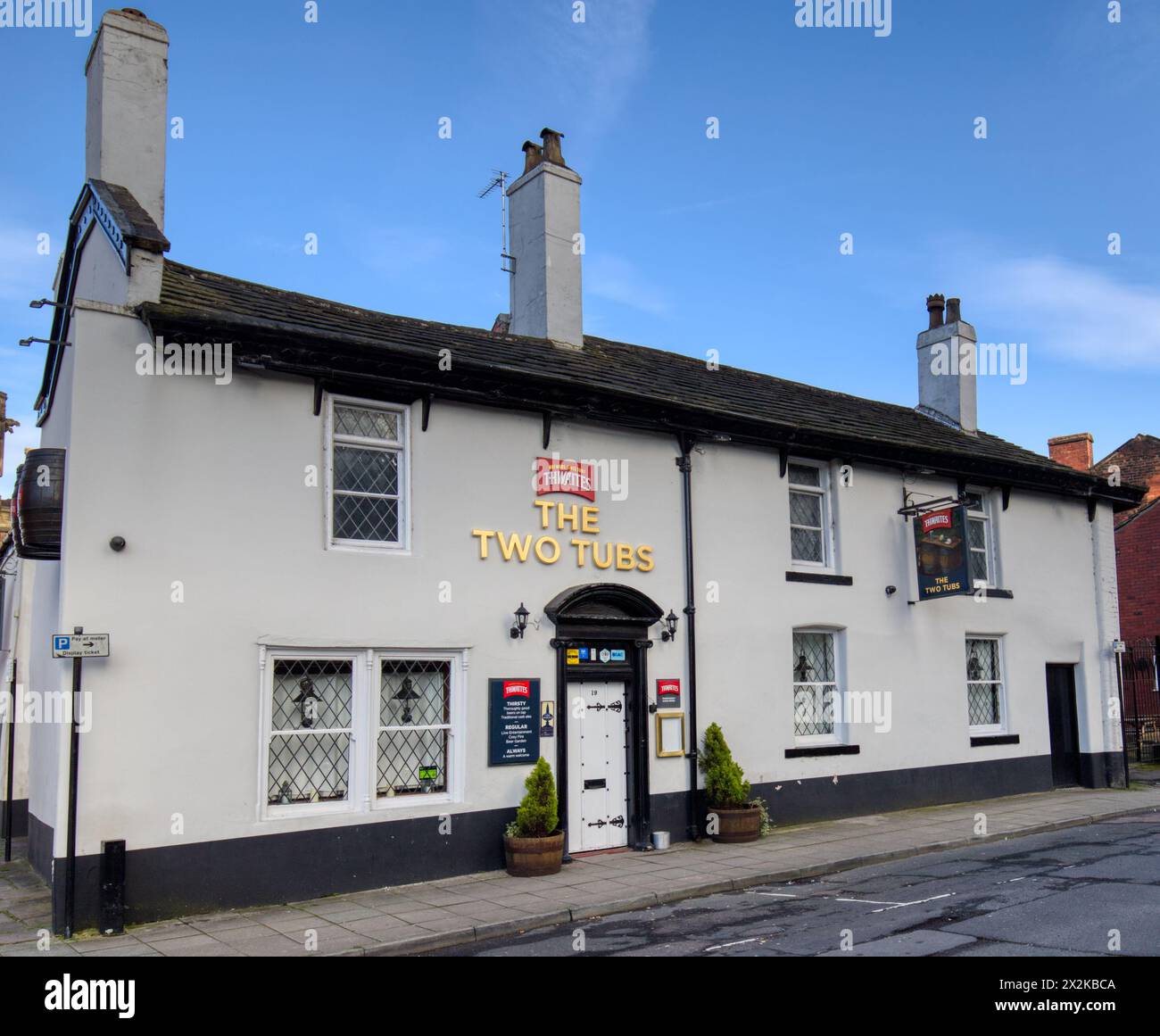 The Two Tubs public House, Bury, Lancashire, Angleterre, Royaume-Uni Banque D'Images