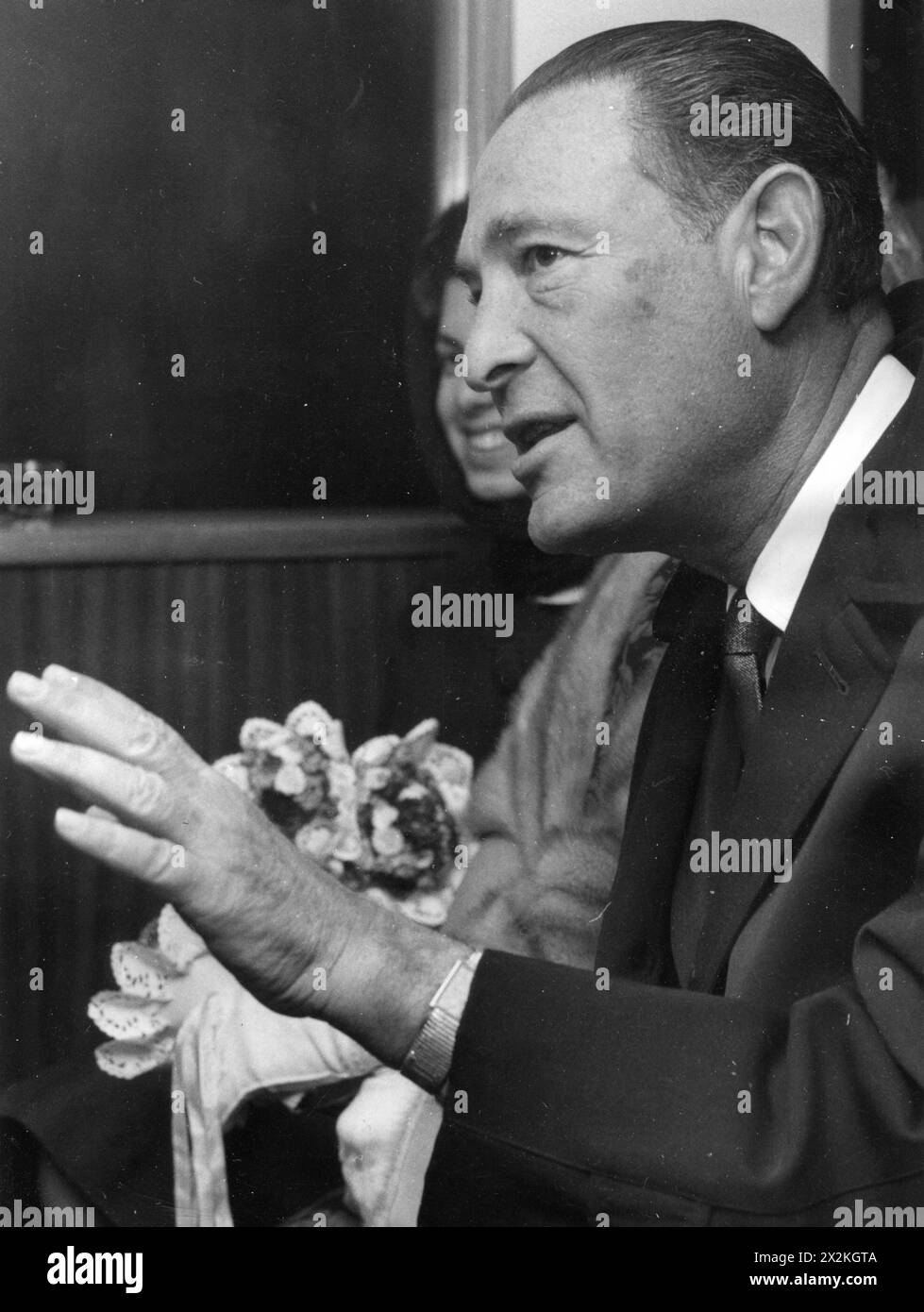 Schneider, Abraham 'Abe', 1905 - 1993, film américain titan, DROITS-SUPPLÉMENTAIRES-AUTORISATION-INFO-NON-DISPONIBLE Banque D'Images