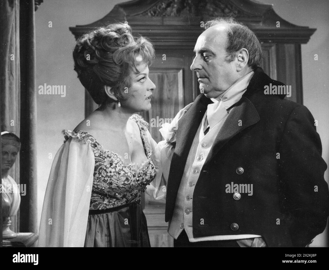 Schaefer, Rosl, 10.6.1926 - 24.7,1982, actrice allemande, avec Kurt Erhardt dans 'Oberst Chabert', SUPPLÉMENT-DROITS-AUTORISATION-INFO-NOT-AVAILABLE Banque D'Images