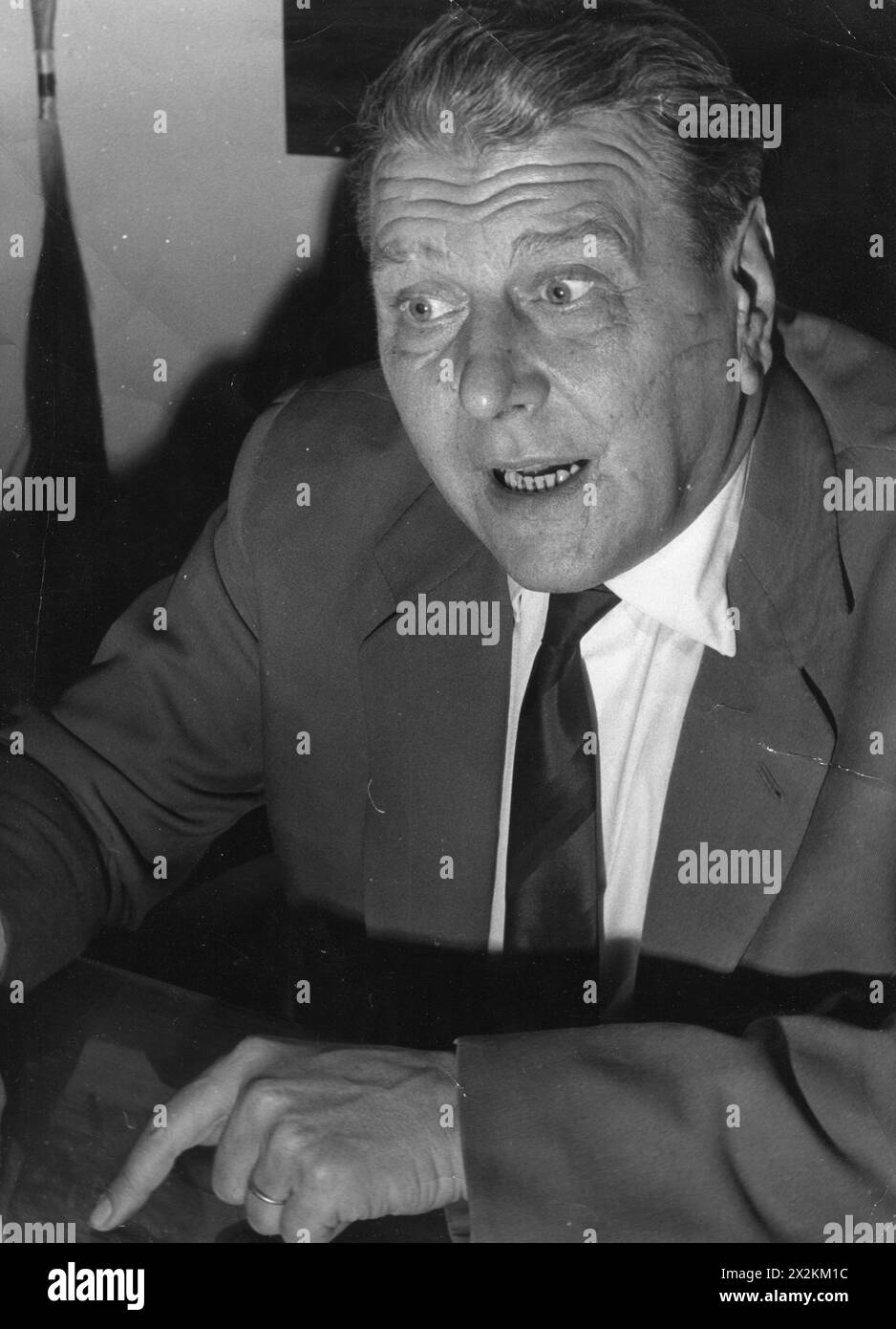 Skorzeny, Otto, 12.6.1908 - 6,7.1975, officier SS autrichien et marchand d'armes, Madrid, 1964, USAGE ÉDITORIAL EXCLUSIF Banque D'Images