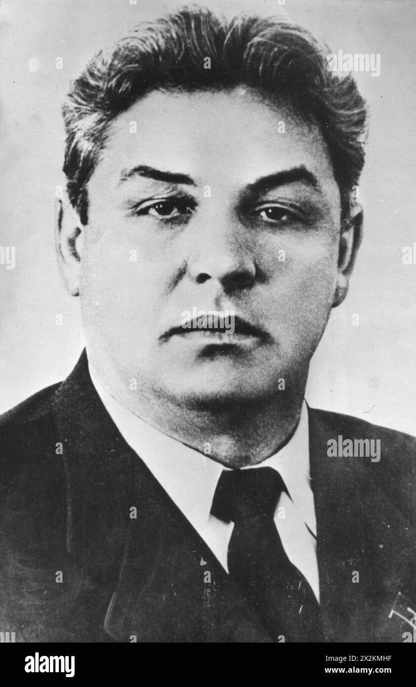 Schepilow, Dmitri Trofimovich, 5.11.1905 - 18.8,1995, homme politique soviétique (PCUS), ADDITIONAL-RIGHTS-LEARANCE-INFO-NOT-AVAILABLE Banque D'Images