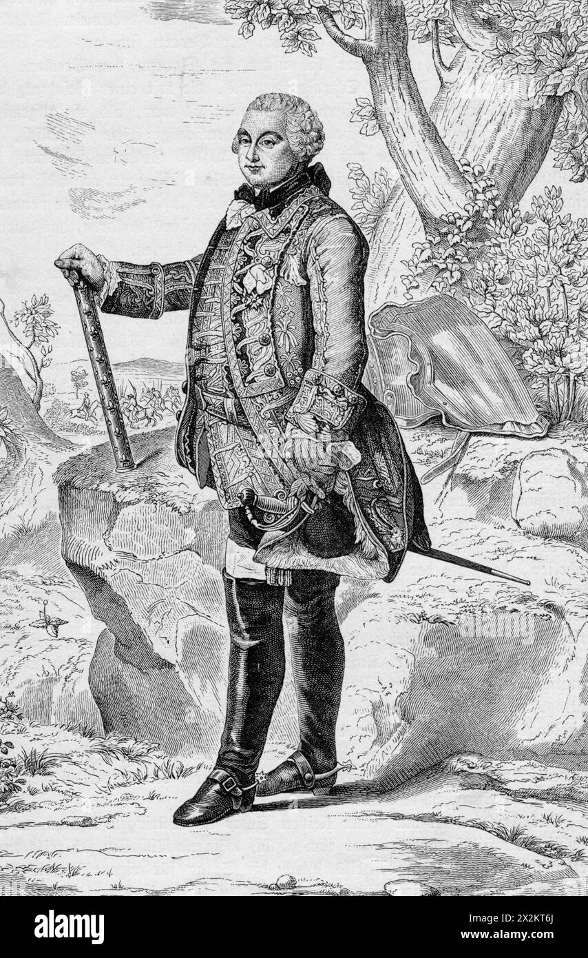 Soubise, Charles de Rohan, Prince de, 16.7.1715 - 4,7.1787, général français, INFORMATIONS-AUTORISATION-DROITS-SUPPLÉMENTAIRES-NON-DISPONIBLES Banque D'Images