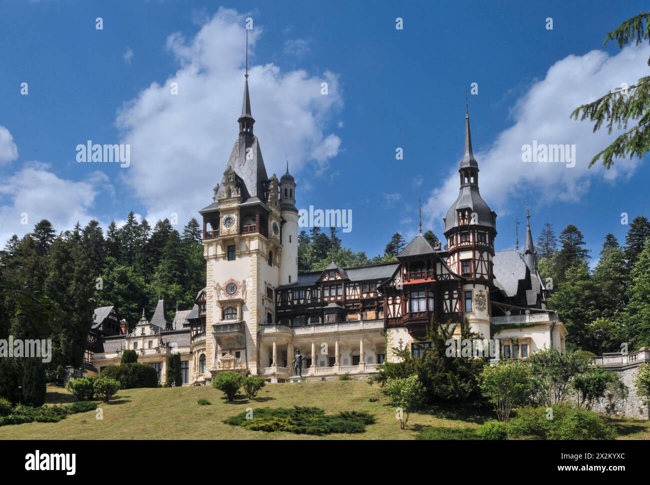 Château de Peles, Castelul Peles, Sinaia, Roumanie Banque D'Images
