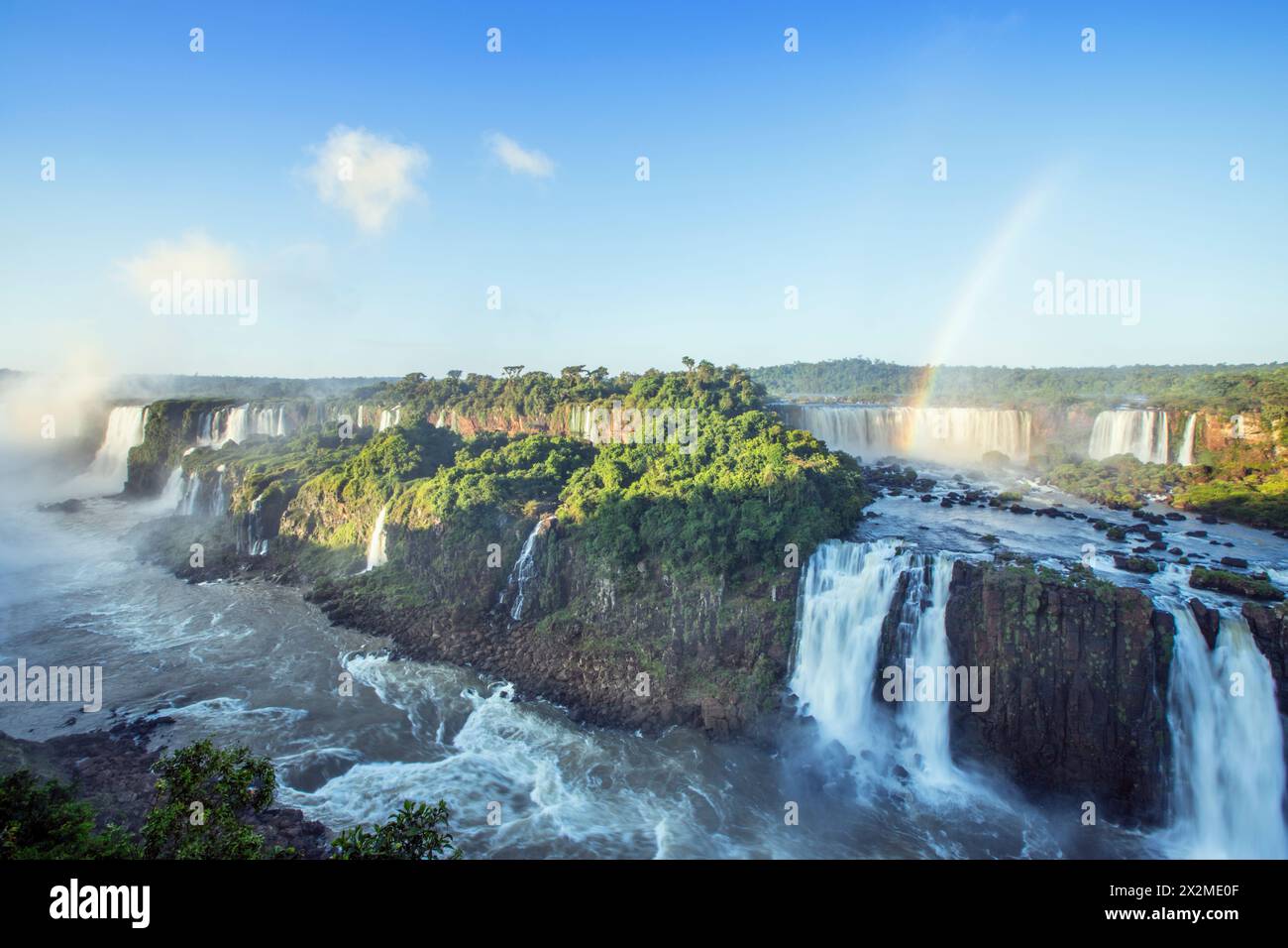 Géographie / voyage, Brésil /, Parana, chutes d'eau d'Iguaçu / Iguazu et rivière Parana, AUTORISATION-SUPPLÉMENTAIRE-INFO-NOT-AVAILABLE Banque D'Images