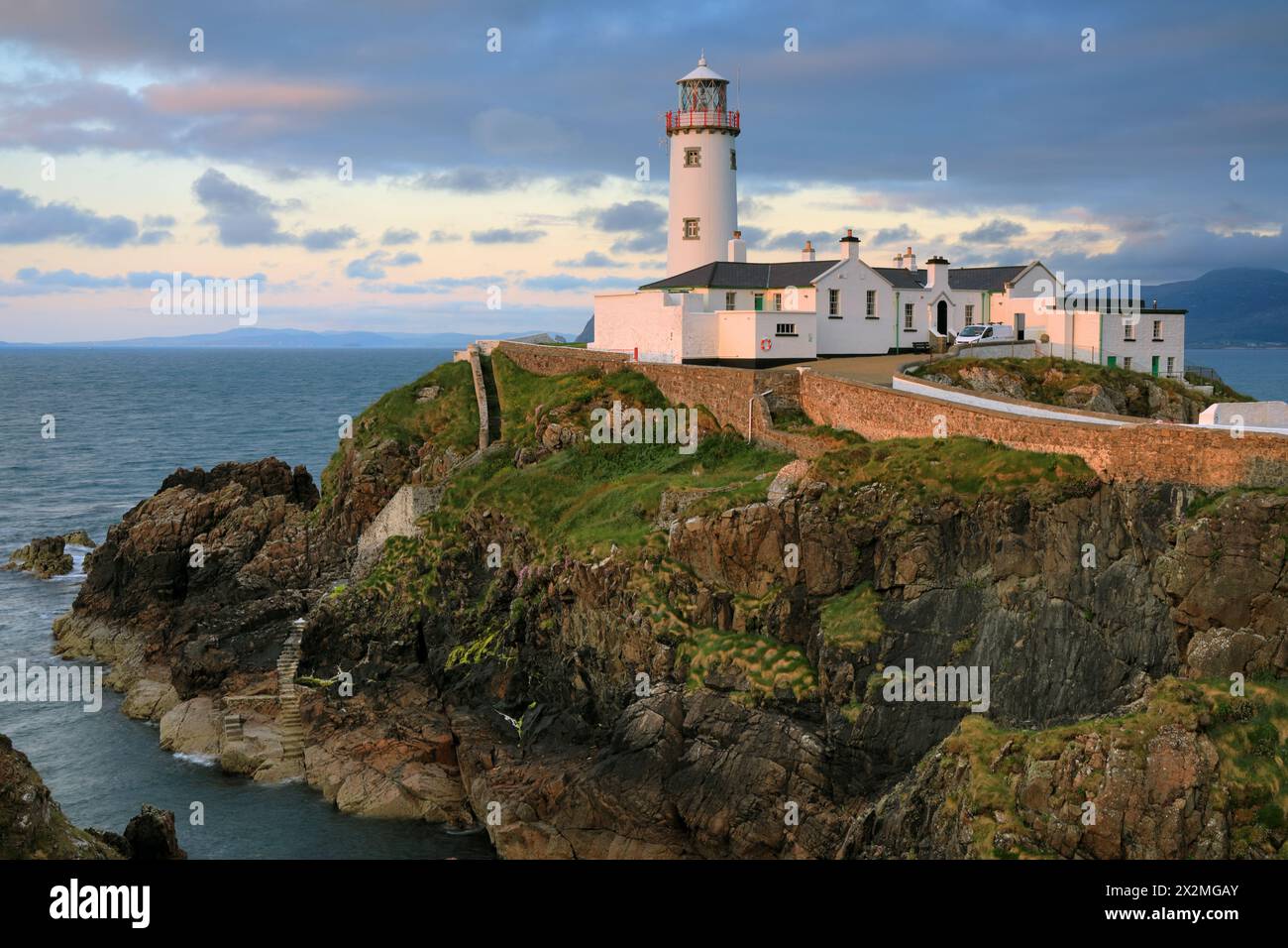 Géographie / voyage, Irlande, comté Donegal, Fanad Head, Fanad Head Lighthouse, CONSTRUIT EN 1817, AUTORISATION-DROITS-SUPPLÉMENTAIRE-INFO-NON-DISPONIBLE Banque D'Images