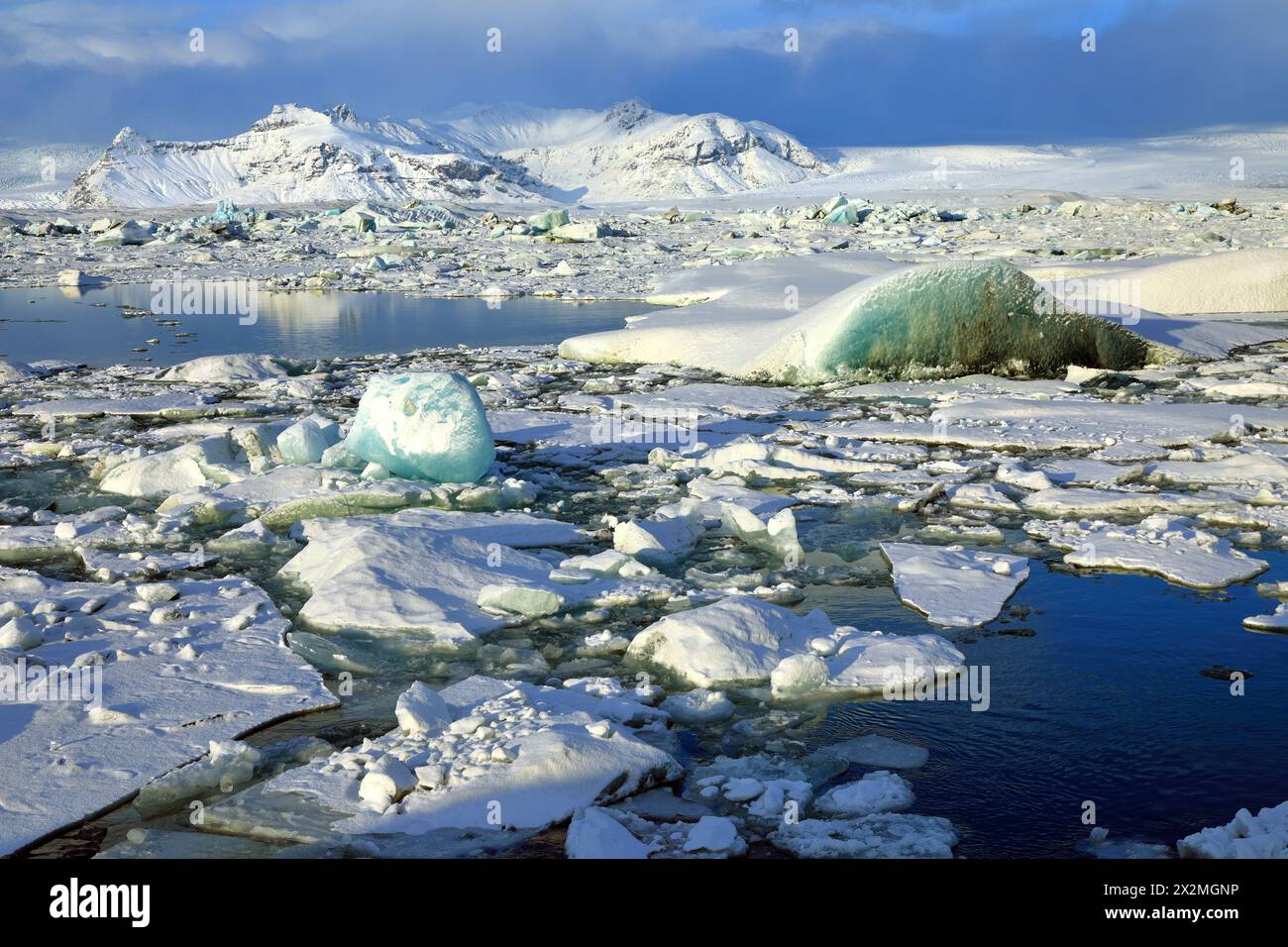 Géographie / voyage, Islande, Austurland, Joekulsarlon, lagune glaciaire, ISLANDE ORIENTALE, AUTORISATION-DROITS-SUPPLÉMENTAIRE-INFO-NON-DISPONIBLE Banque D'Images
