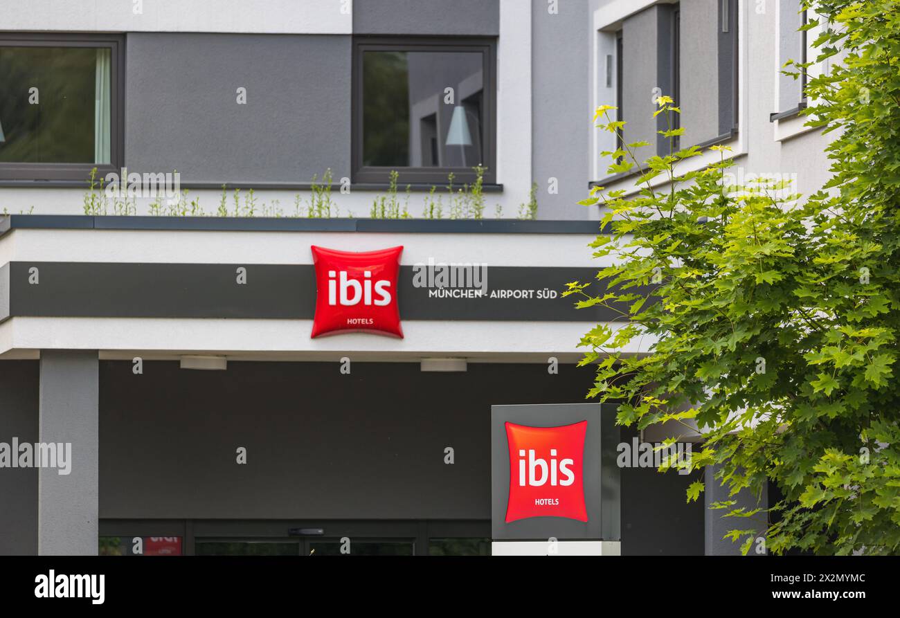 DAS Ibis Hotel München Airport Süd Hat seit der Coronakrise immer wieder während ganzen Wochen geschlossen. Die branche befindet sich weiterhin in ein Banque D'Images