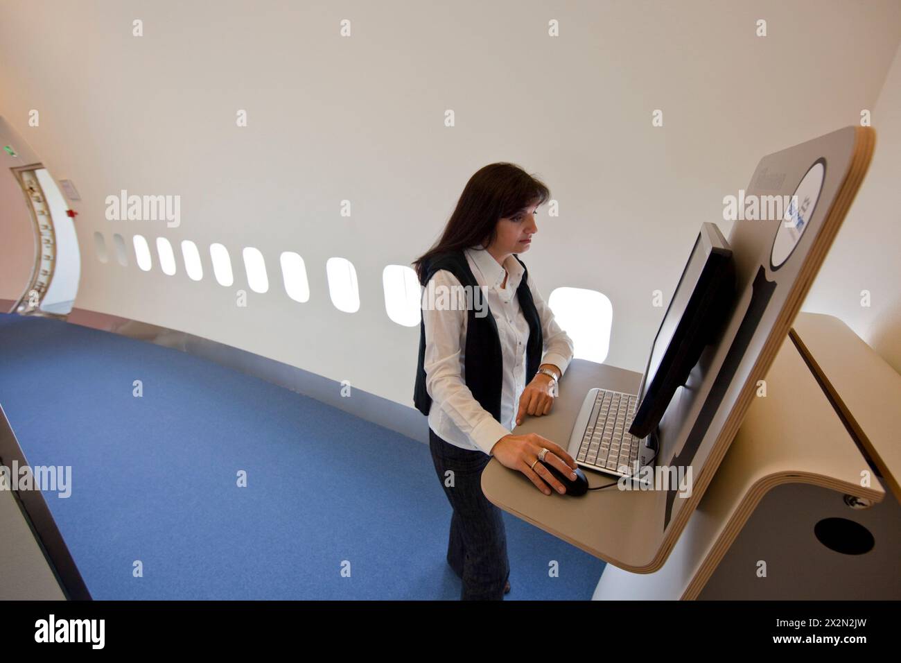 HÔTEL JUMBO STAY DANS UN BOEING 747 DÉSARMÉ À STOCKHOLM Banque D'Images
