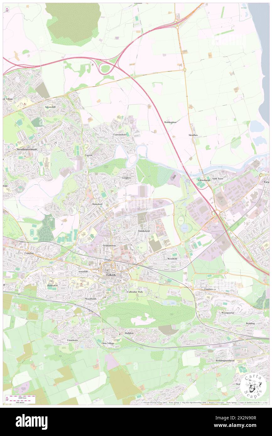 Bankside Industrial Estate, Falkirk, GB, Royaume-Uni, Écosse, n 56 0' 51'', S 3 46' 29'', carte, Cartascapes carte publiée en 2024. Explorez Cartascapes, une carte qui révèle la diversité des paysages, des cultures et des écosystèmes de la Terre. Voyage à travers le temps et l'espace, découvrir l'interconnexion du passé, du présent et de l'avenir de notre planète. Banque D'Images