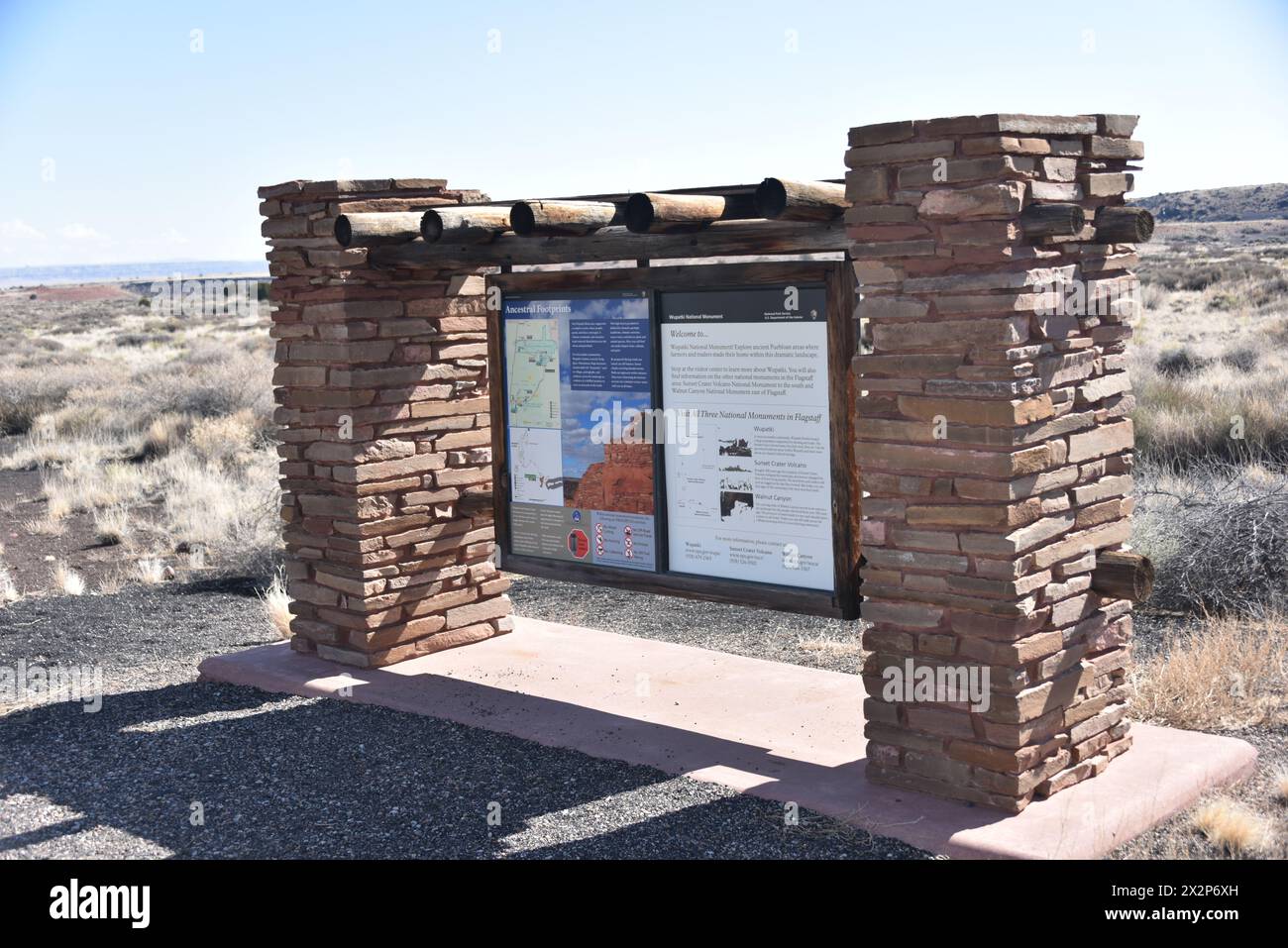 Flagstaff, AZ., États-Unis le 5 juin 2018. Ruines de Wupatki du monument national de Wupatki. Construit vers 1040 à 1100 après J.-C. par le Sinagua. Banque D'Images