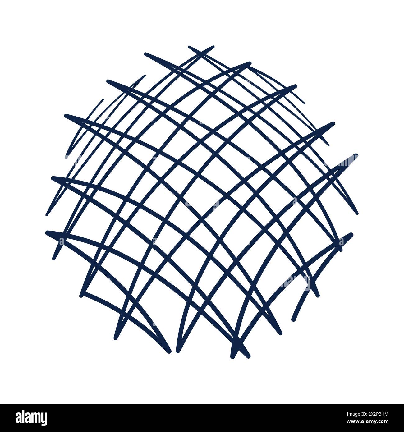 Griffonnage aléatoire. Vecteur de dessin Scribbles aléatoire. Scribble Doodle Vector. Illustration de Vecteur