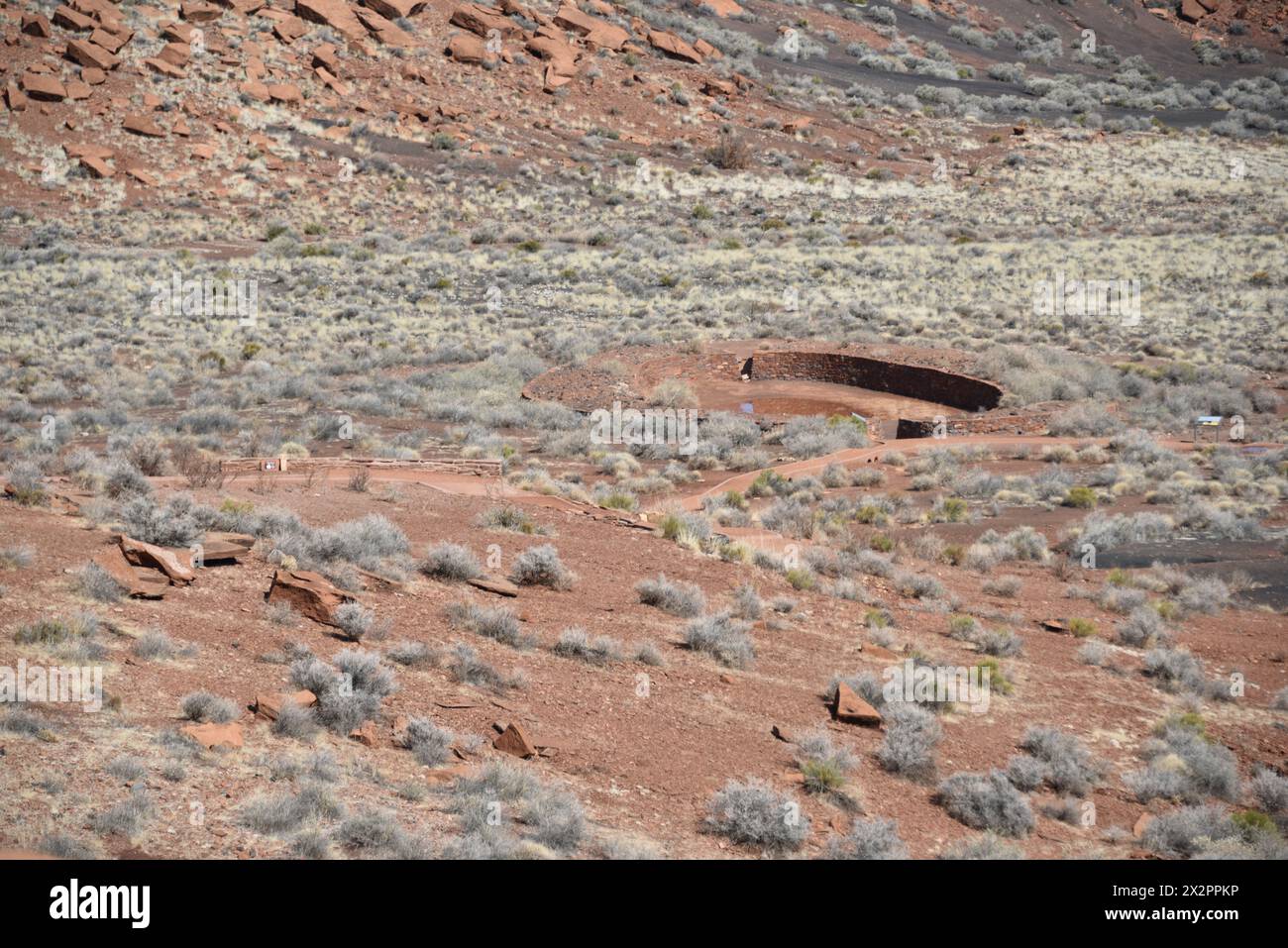 Flagstaff, AZ., États-Unis le 5 juin 2018. Ruines de Wupatki du monument national de Wupatki. Construit vers 1040 à 1100 après J.-C. par le Sinagua. Banque D'Images
