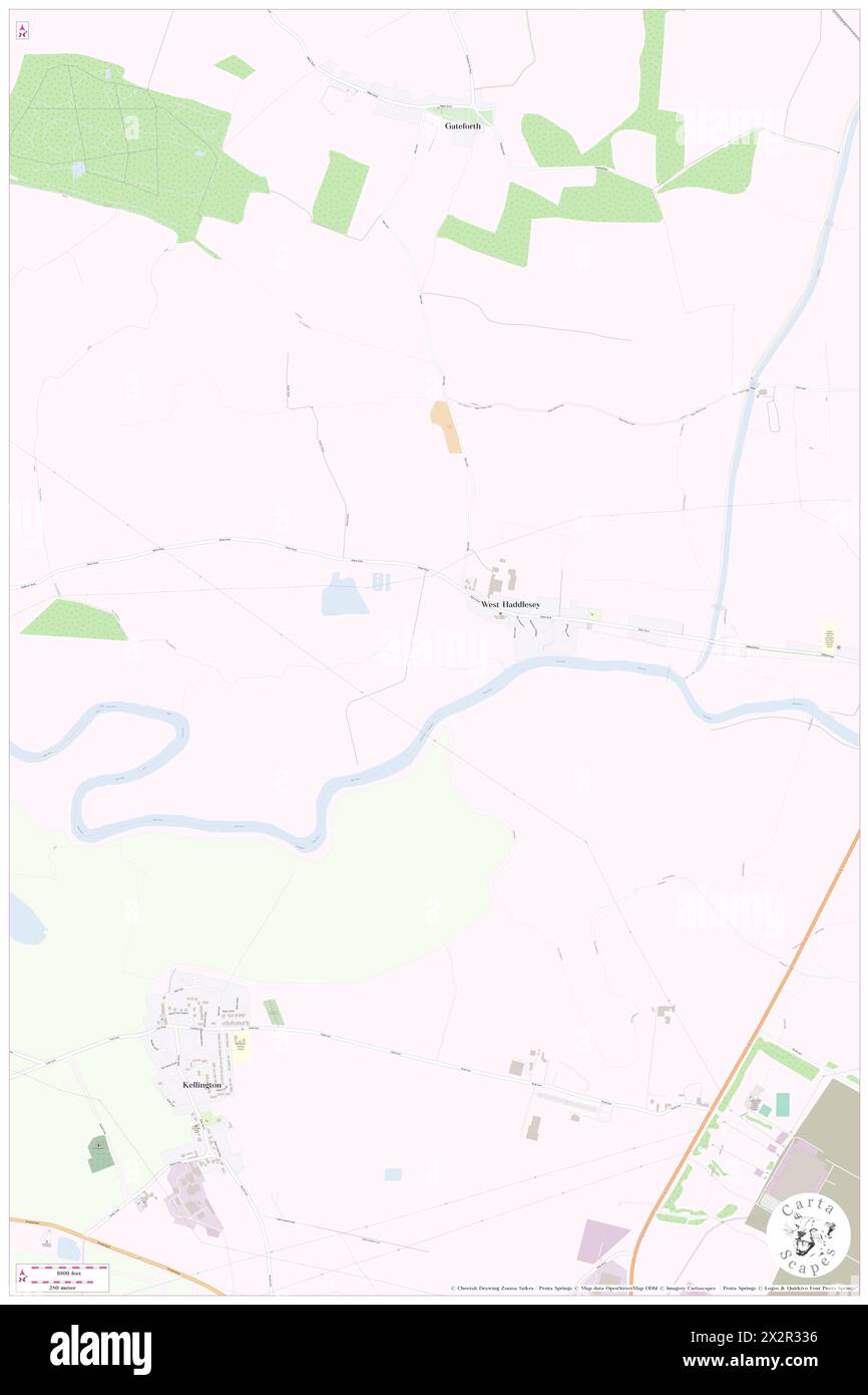 West Haddlesey, North Yorkshire, GB, Royaume-Uni, Angleterre, n 53 43' 58'', S 1 8' 36'', carte, Cartascapes carte publiée en 2024. Explorez Cartascapes, une carte qui révèle la diversité des paysages, des cultures et des écosystèmes de la Terre. Voyage à travers le temps et l'espace, découvrir l'interconnexion du passé, du présent et de l'avenir de notre planète. Banque D'Images