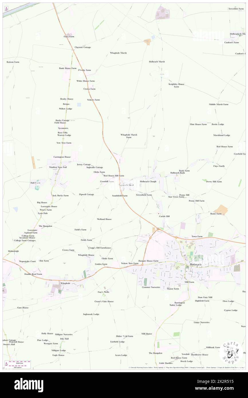 Saracen's Head, Lincolnshire, GB, Royaume-Uni, Angleterre, n 52 49' 25'', S 0 0' 42'', carte, Cartascapes carte publiée en 2024. Explorez Cartascapes, une carte qui révèle la diversité des paysages, des cultures et des écosystèmes de la Terre. Voyage à travers le temps et l'espace, découvrir l'interconnexion du passé, du présent et de l'avenir de notre planète. Banque D'Images