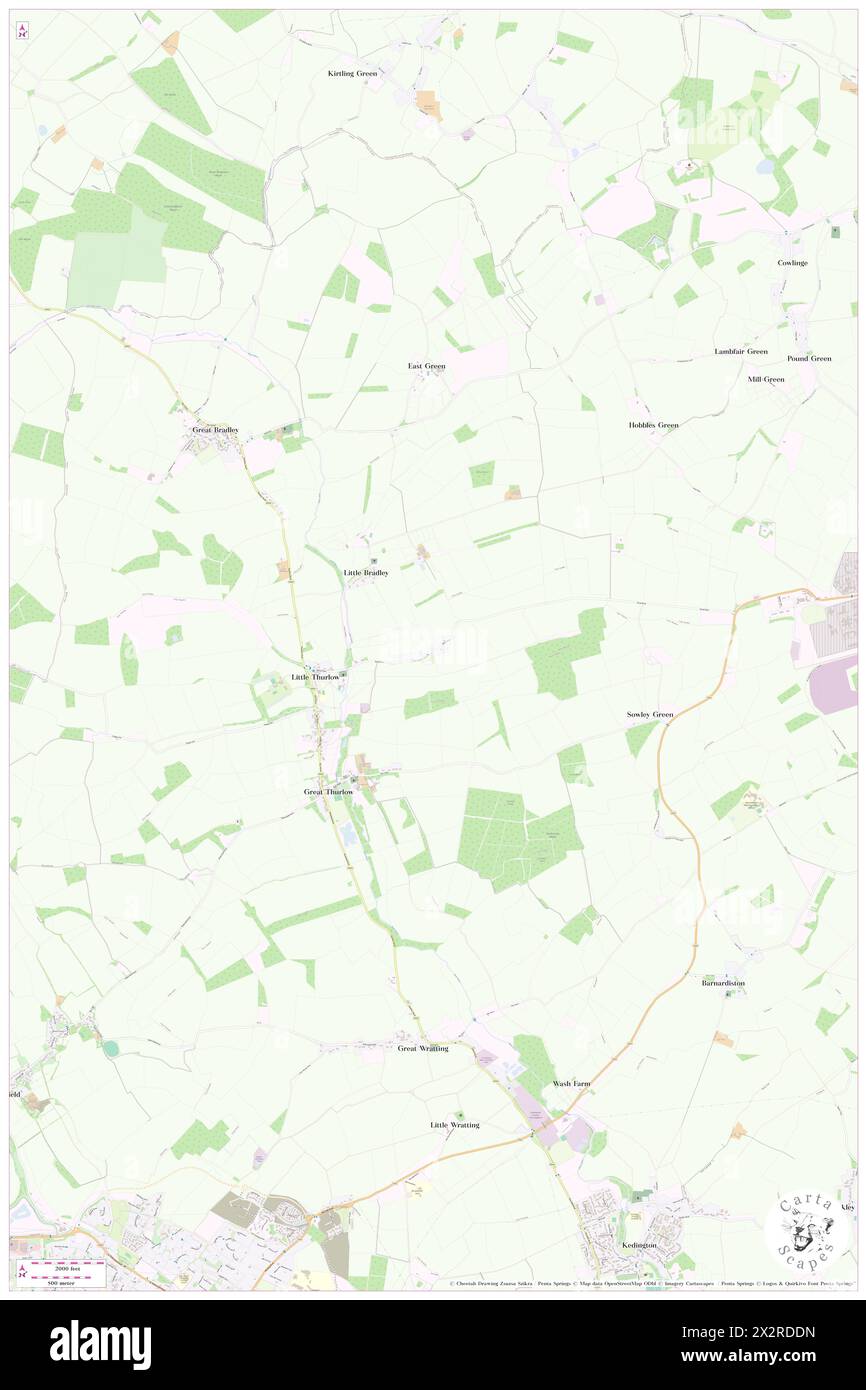 Little Thurlow Green, Suffolk, GB, Royaume-Uni, Angleterre, n 52 8' 7'', N 0 27' 48'', carte, Carthascapes carte publiée en 2024. Explorez Cartascapes, une carte qui révèle la diversité des paysages, des cultures et des écosystèmes de la Terre. Voyage à travers le temps et l'espace, découvrir l'interconnexion du passé, du présent et de l'avenir de notre planète. Banque D'Images