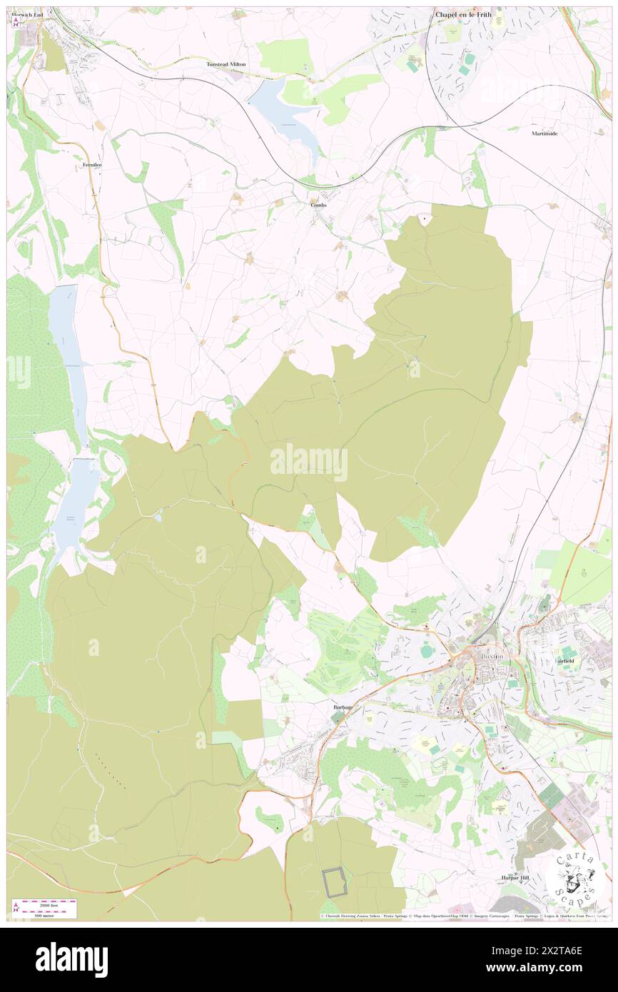 Combs Head, Derbyshire, GB, Royaume-Uni, Angleterre, n 53 16' 42'', S 1 56' 25'', carte, Cartascapes carte publiée en 2024. Explorez Cartascapes, une carte qui révèle la diversité des paysages, des cultures et des écosystèmes de la Terre. Voyage à travers le temps et l'espace, découvrir l'interconnexion du passé, du présent et de l'avenir de notre planète. Banque D'Images