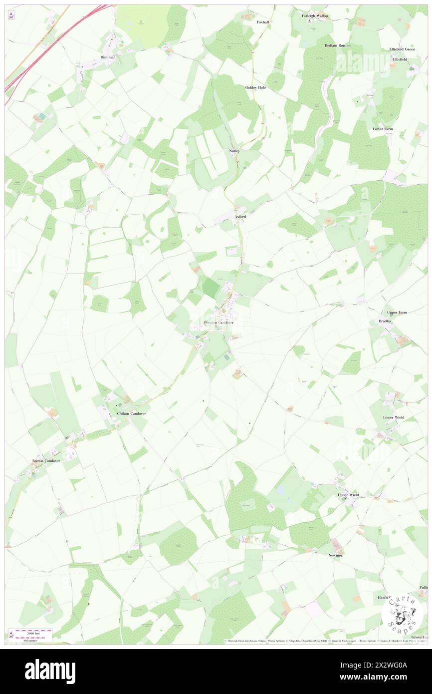 Preston Candover, Hampshire, GB, Royaume-Uni, Angleterre, n 51 10' 14'', S 1 8' 1'', carte, Cartascapes carte publiée en 2024. Explorez Cartascapes, une carte qui révèle la diversité des paysages, des cultures et des écosystèmes de la Terre. Voyage à travers le temps et l'espace, découvrir l'interconnexion du passé, du présent et de l'avenir de notre planète. Banque D'Images