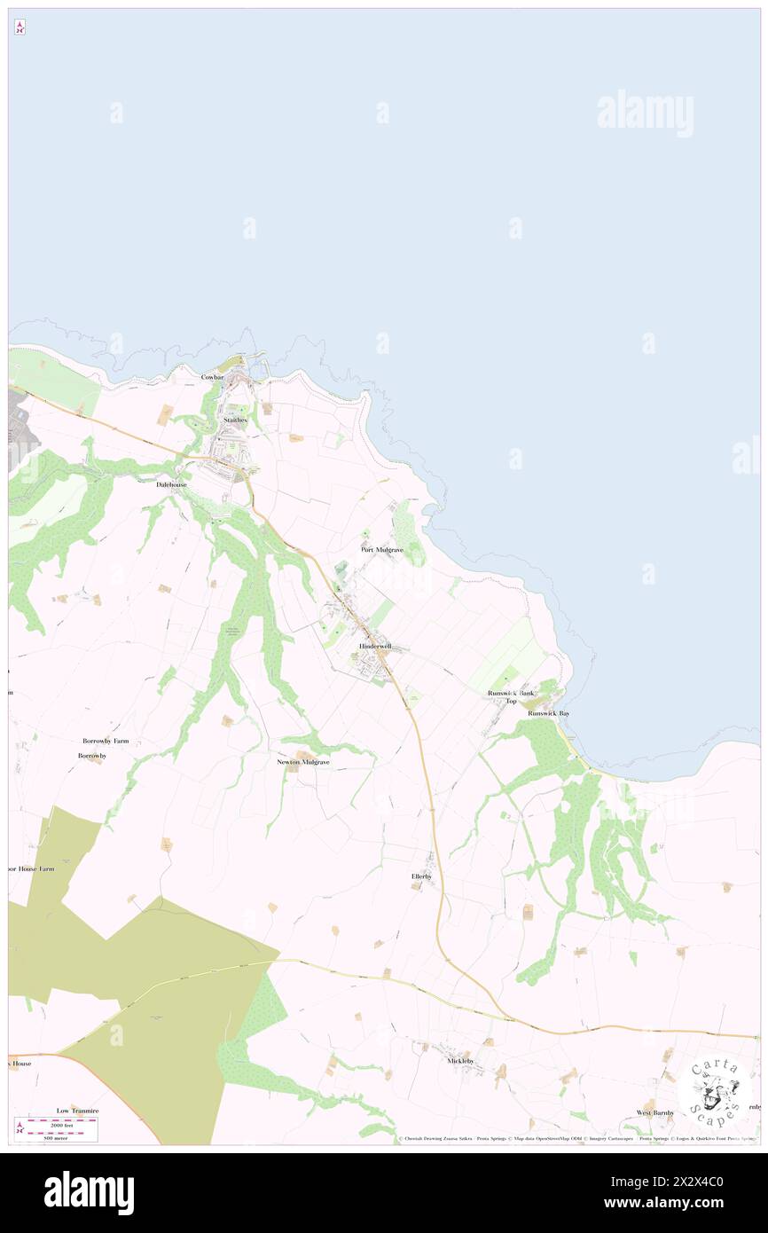 Hinderwell, North Yorkshire, GB, Royaume-Uni, Angleterre, n 54 32' 17'', S 0 46' 24'', carte, Cartascapes carte publiée en 2024. Explorez Cartascapes, une carte qui révèle la diversité des paysages, des cultures et des écosystèmes de la Terre. Voyage à travers le temps et l'espace, découvrir l'interconnexion du passé, du présent et de l'avenir de notre planète. Banque D'Images