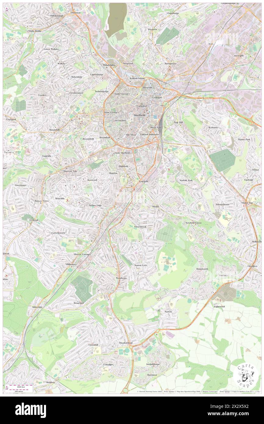 Heeley, Sheffield, GB, Royaume-Uni, Angleterre, n 53 21' 40'', S 1 28' 23'', carte, Cartascapes carte publiée en 2024. Explorez Cartascapes, une carte qui révèle la diversité des paysages, des cultures et des écosystèmes de la Terre. Voyage à travers le temps et l'espace, découvrir l'interconnexion du passé, du présent et de l'avenir de notre planète. Banque D'Images