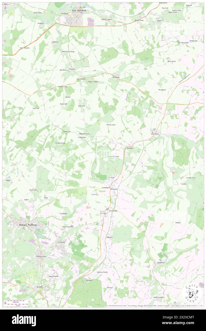 Exton, Hampshire, GB, Royaume-Uni, Angleterre, n 50 59' 6'', S 1 7' 39'', carte, Cartascapes carte publiée en 2024. Explorez Cartascapes, une carte qui révèle la diversité des paysages, des cultures et des écosystèmes de la Terre. Voyage à travers le temps et l'espace, découvrir l'interconnexion du passé, du présent et de l'avenir de notre planète. Banque D'Images