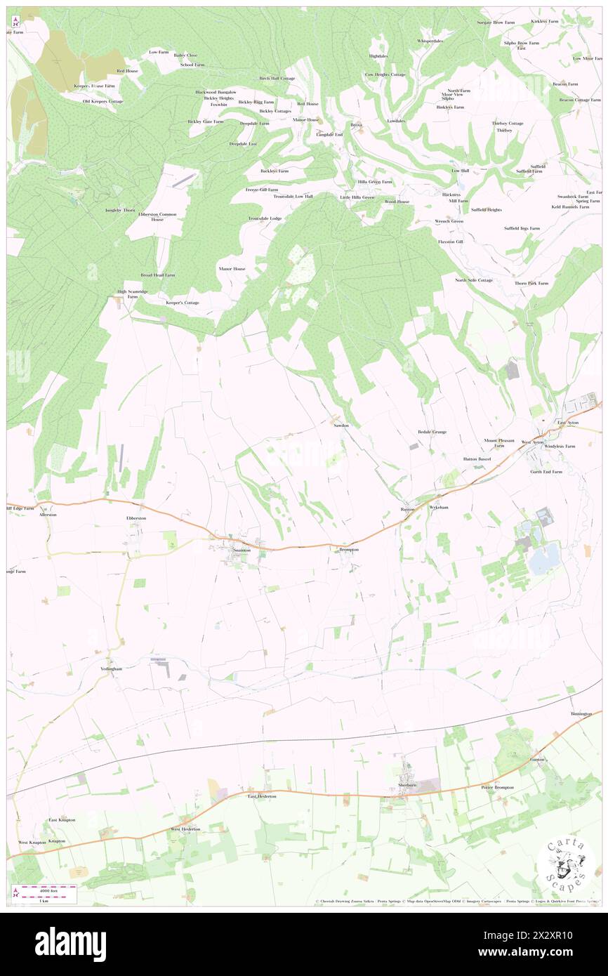 Brompton, North Yorkshire, GB, Royaume-Uni, Angleterre, n 54 13' 0'', S 0 33' 0'', carte, Cartascapes carte publiée en 2024. Explorez Cartascapes, une carte qui révèle la diversité des paysages, des cultures et des écosystèmes de la Terre. Voyage à travers le temps et l'espace, découvrir l'interconnexion du passé, du présent et de l'avenir de notre planète. Banque D'Images