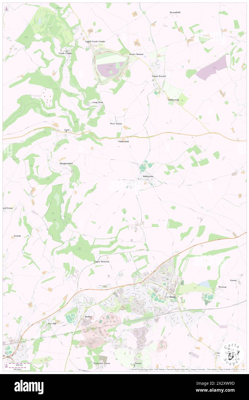 Biddestone, Wiltshire, GB, Royaume-Uni, Angleterre, n 51 27' 38'', S 2 11' 53'', carte, Cartascapes carte publiée en 2024. Explorez Cartascapes, une carte qui révèle la diversité des paysages, des cultures et des écosystèmes de la Terre. Voyage à travers le temps et l'espace, découvrir l'interconnexion du passé, du présent et de l'avenir de notre planète. Banque D'Images