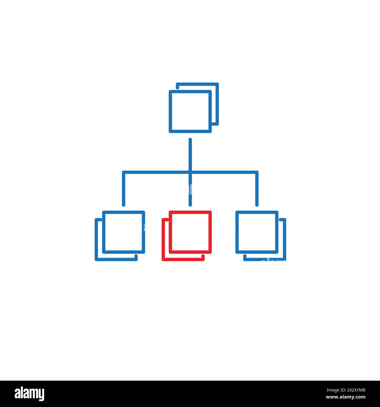 Machine learning classification Banque d'images vectorielles - Alamy