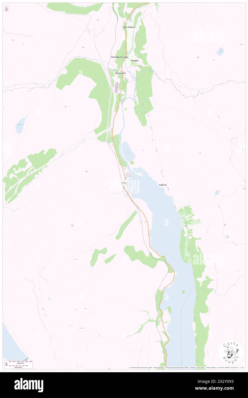 Ardlui, Argyll and Bute, GB, Royaume-Uni, Écosse, n 56 18' 7'', S 4 43' 16'', carte, Cartascapes carte publiée en 2024. Explorez Cartascapes, une carte qui révèle la diversité des paysages, des cultures et des écosystèmes de la Terre. Voyage à travers le temps et l'espace, découvrir l'interconnexion du passé, du présent et de l'avenir de notre planète. Banque D'Images