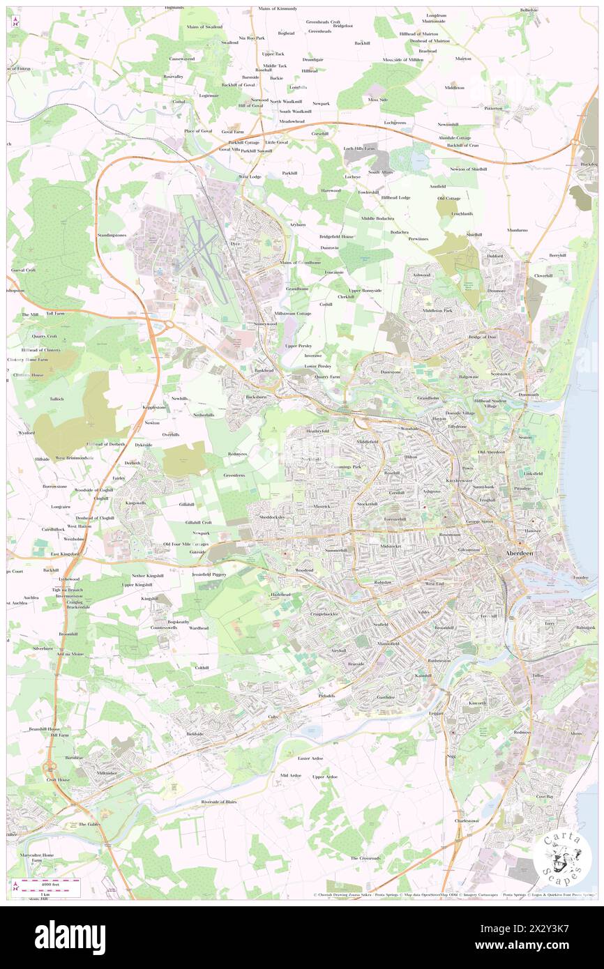 Aberdeen City, Aberdeen City, GB, Royaume-Uni, Écosse, n 57 10' 0'', S 2 10' 0'', carte, Cartascapes carte publiée en 2024. Explorez Cartascapes, une carte qui révèle la diversité des paysages, des cultures et des écosystèmes de la Terre. Voyage à travers le temps et l'espace, découvrir l'interconnexion du passé, du présent et de l'avenir de notre planète. Banque D'Images