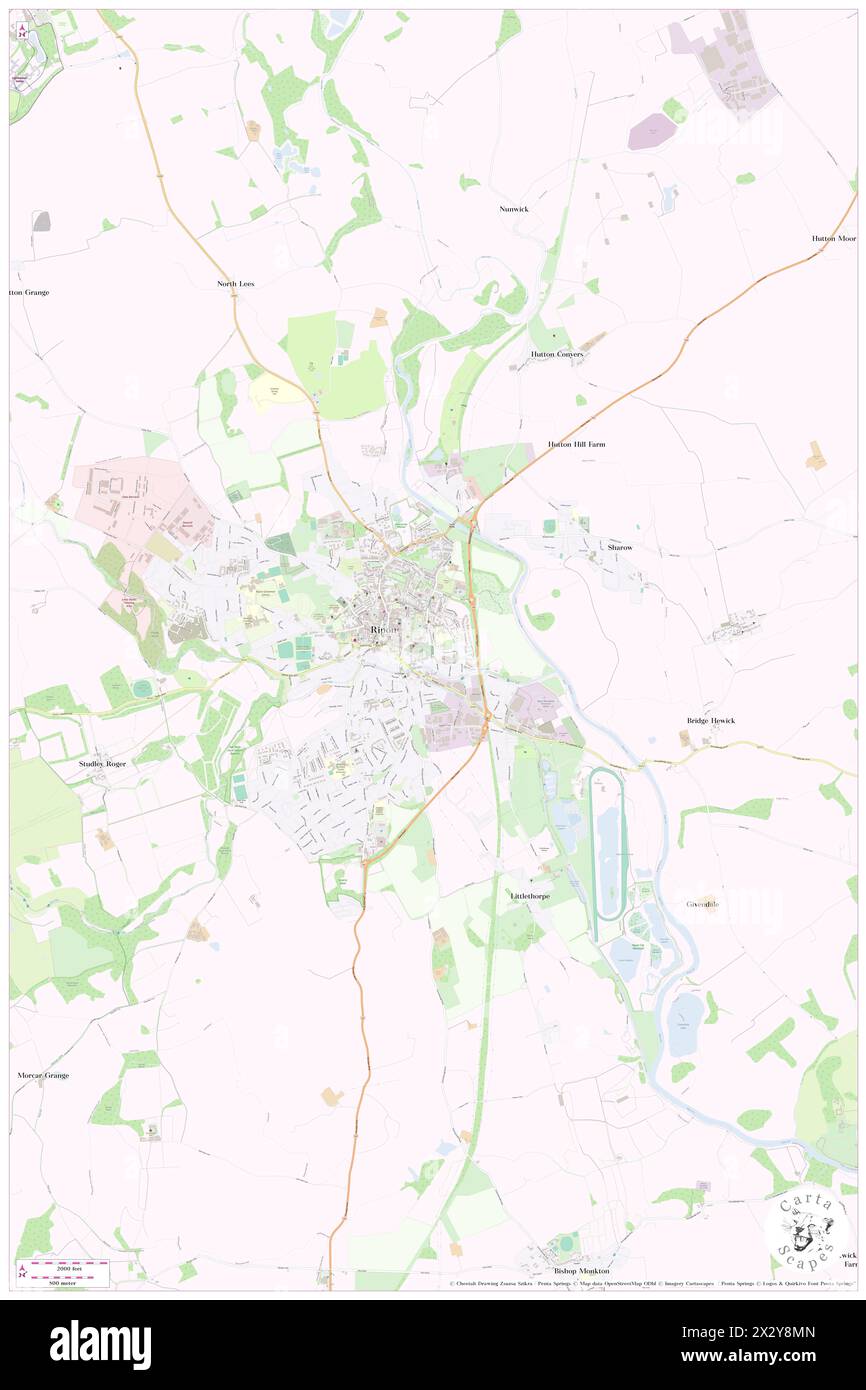 Ripon Ailcy Hill, North Yorkshire, GB, Royaume-Uni, Angleterre, n 54 8' 5'', S 1 31' 4'', carte, Cartascapes carte publiée en 2024. Explorez Cartascapes, une carte qui révèle la diversité des paysages, des cultures et des écosystèmes de la Terre. Voyage à travers le temps et l'espace, découvrir l'interconnexion du passé, du présent et de l'avenir de notre planète. Banque D'Images