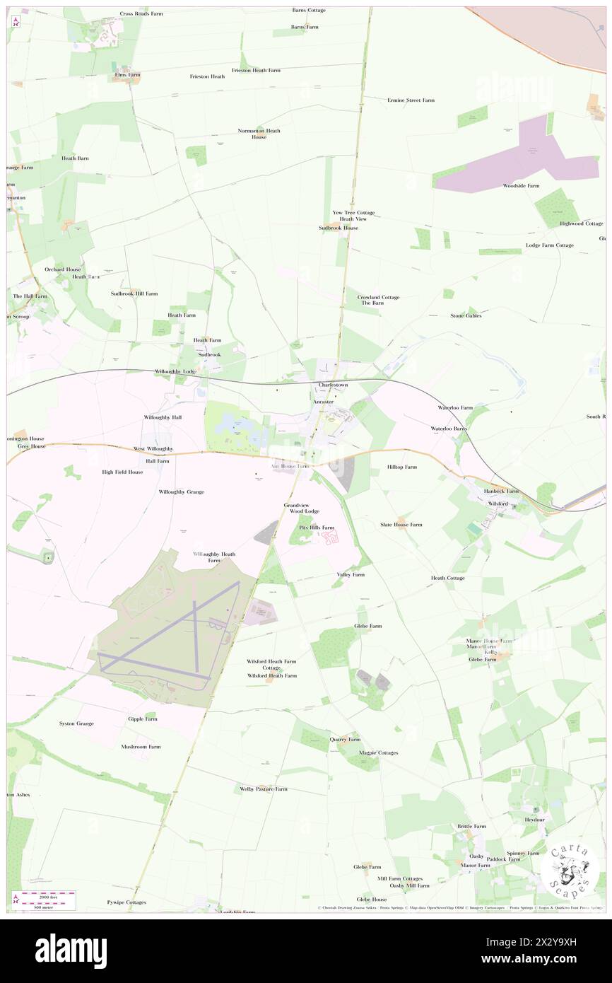 Ancaster, Lincolnshire, GB, Royaume-Uni, Angleterre, n 52 58' 47'', S 0 32' 14'', carte, Cartascapes carte publiée en 2024. Explorez Cartascapes, une carte qui révèle la diversité des paysages, des cultures et des écosystèmes de la Terre. Voyage à travers le temps et l'espace, découvrir l'interconnexion du passé, du présent et de l'avenir de notre planète. Banque D'Images