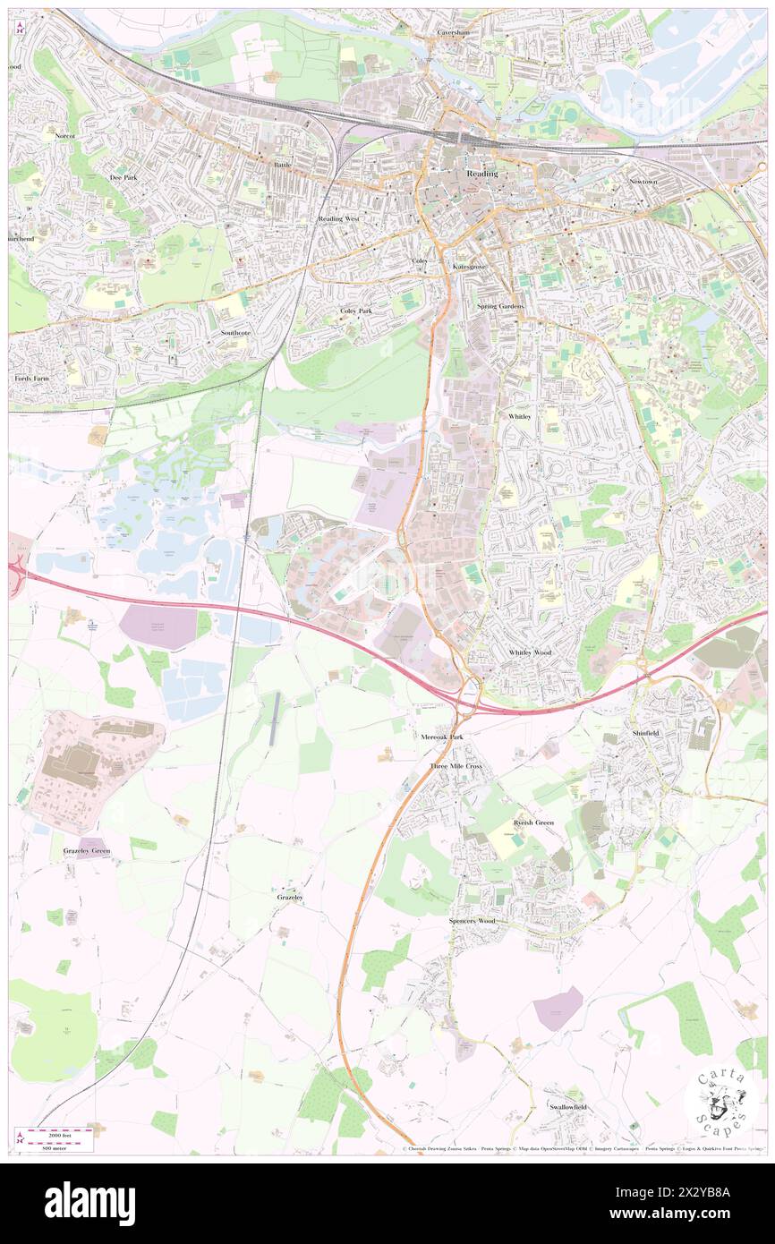 Madejski Stadium, Reading, GB, Royaume-Uni, Angleterre, n 51 25' 21'', S 0 58' 57'', carte, Cartascapes carte publiée en 2024. Explorez Cartascapes, une carte qui révèle la diversité des paysages, des cultures et des écosystèmes de la Terre. Voyage à travers le temps et l'espace, découvrir l'interconnexion du passé, du présent et de l'avenir de notre planète. Banque D'Images