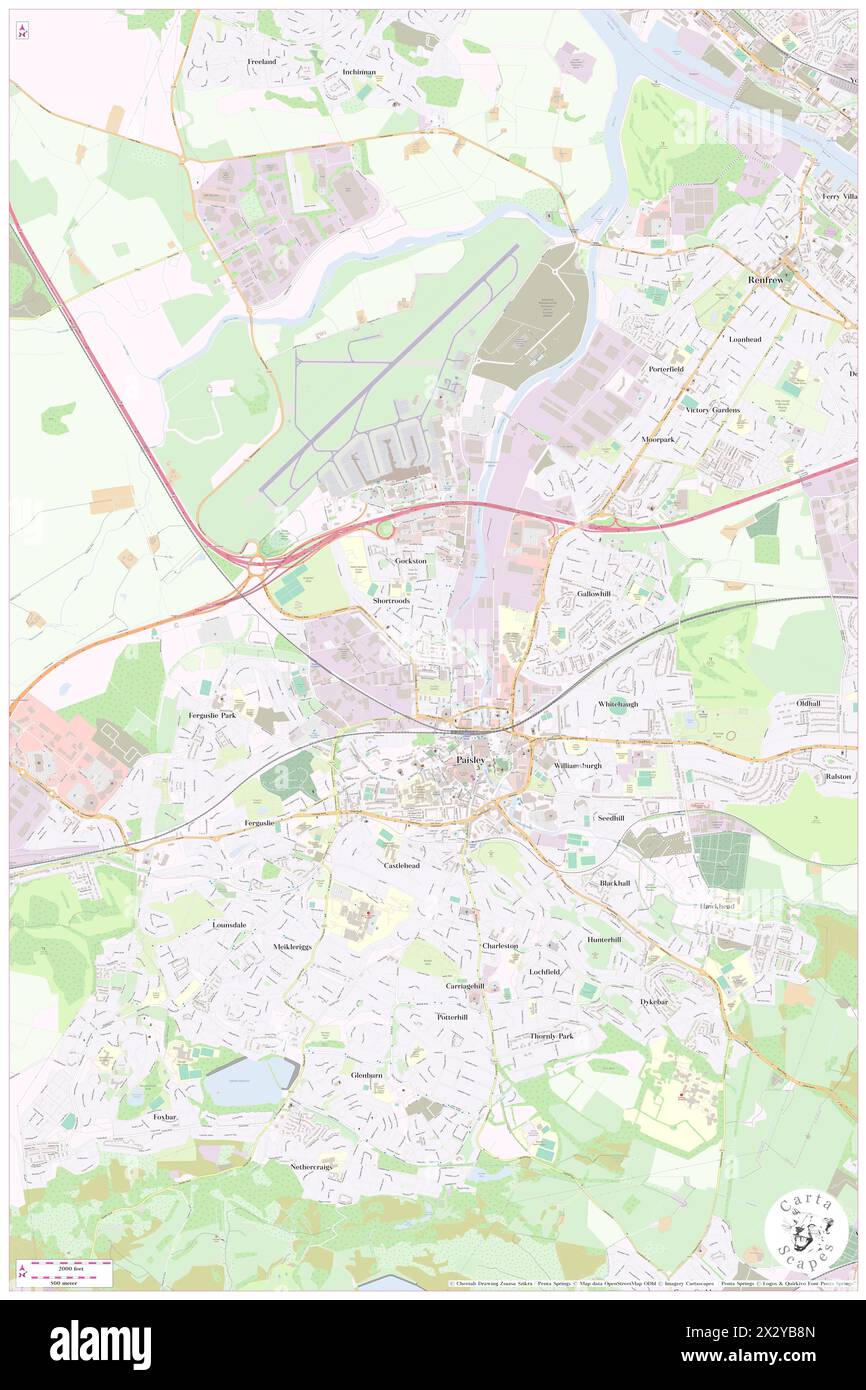 St Mirren FC, Renfrewshire, GB, Royaume-Uni, Écosse, n 55 51' 10'', S 4 25' 42'', carte, Cartascapes carte publiée en 2024. Explorez Cartascapes, une carte qui révèle la diversité des paysages, des cultures et des écosystèmes de la Terre. Voyage à travers le temps et l'espace, découvrir l'interconnexion du passé, du présent et de l'avenir de notre planète. Banque D'Images