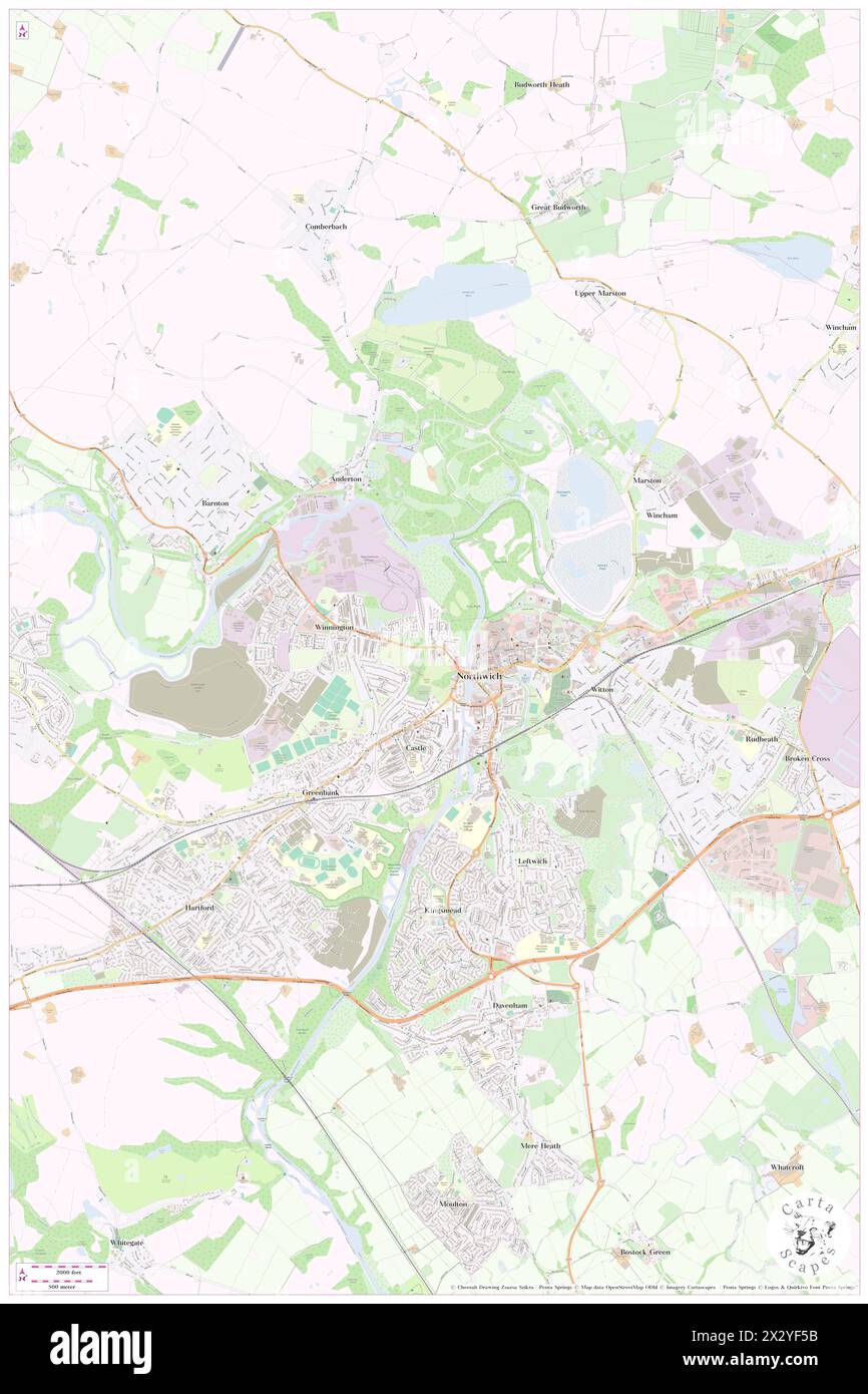 Northwich Victoria Infirmary, Cheshire West and Chester, GB, Royaume-Uni, Angleterre, N 53 15' 43'', S 2 31' 11'', carte, carte de Cartascapes publiée en 2024. Explorez Cartascapes, une carte qui révèle la diversité des paysages, des cultures et des écosystèmes de la Terre. Voyage à travers le temps et l'espace, découvrir l'interconnexion du passé, du présent et de l'avenir de notre planète. Banque D'Images