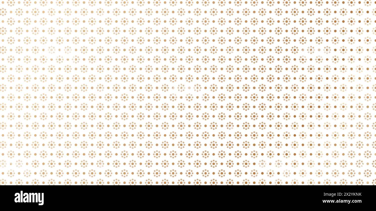 motifs sans couture points dorés isolés arrière-plans blancs pour tissu, textiles, couverture de livre, papier d'emballage, arrière-plans décoratifs, impression des éléments créatifs Illustration de Vecteur