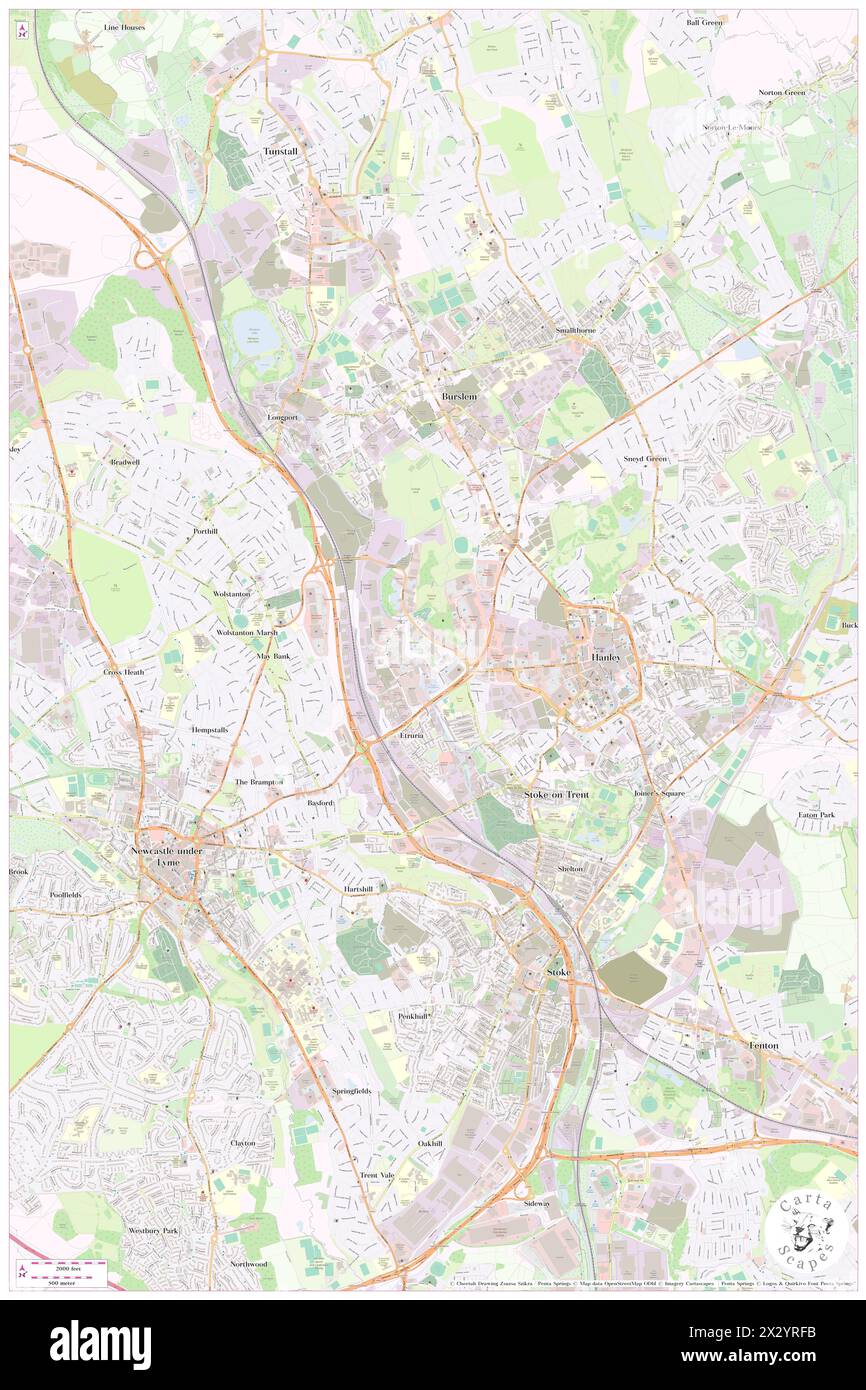 Moat House, Stoke-on-Trent, GB, Royaume-Uni, Angleterre, n 53 1' 35'', S 2 11' 45'', carte, Cartascapes carte publiée en 2024. Explorez Cartascapes, une carte qui révèle la diversité des paysages, des cultures et des écosystèmes de la Terre. Voyage à travers le temps et l'espace, découvrir l'interconnexion du passé, du présent et de l'avenir de notre planète. Banque D'Images