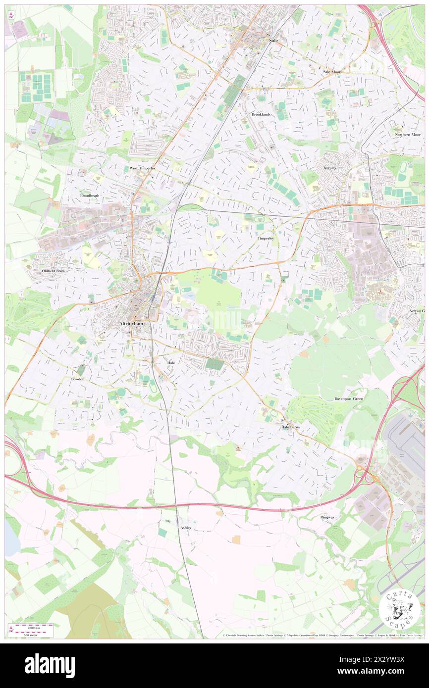 Quality Hotel Manchester Airport, Trafford, GB, Royaume-Uni, Angleterre, n 53 23' 3'', S 2 19' 57'', carte, Cartascapes carte publiée en 2024. Explorez Cartascapes, une carte qui révèle la diversité des paysages, des cultures et des écosystèmes de la Terre. Voyage à travers le temps et l'espace, découvrir l'interconnexion du passé, du présent et de l'avenir de notre planète. Banque D'Images