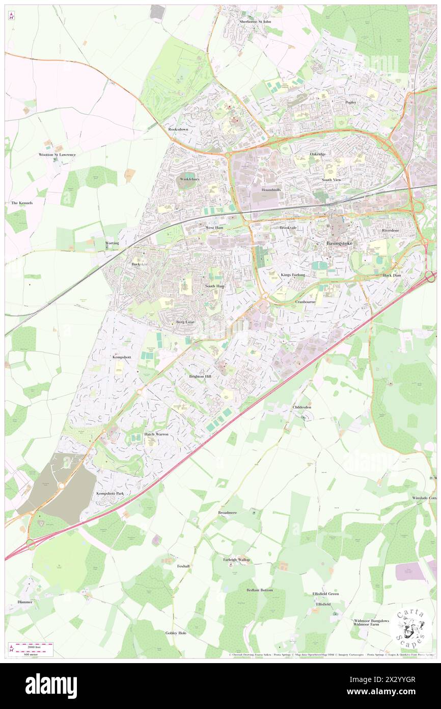 TRAVELODGE BASINGSTOKE, Hampshire, GB, Royaume-Uni, Angleterre, n 51 14' 59'', S 1 6' 50'', carte, Cartascapes carte publiée en 2024. Explorez Cartascapes, une carte qui révèle la diversité des paysages, des cultures et des écosystèmes de la Terre. Voyage à travers le temps et l'espace, découvrir l'interconnexion du passé, du présent et de l'avenir de notre planète. Banque D'Images