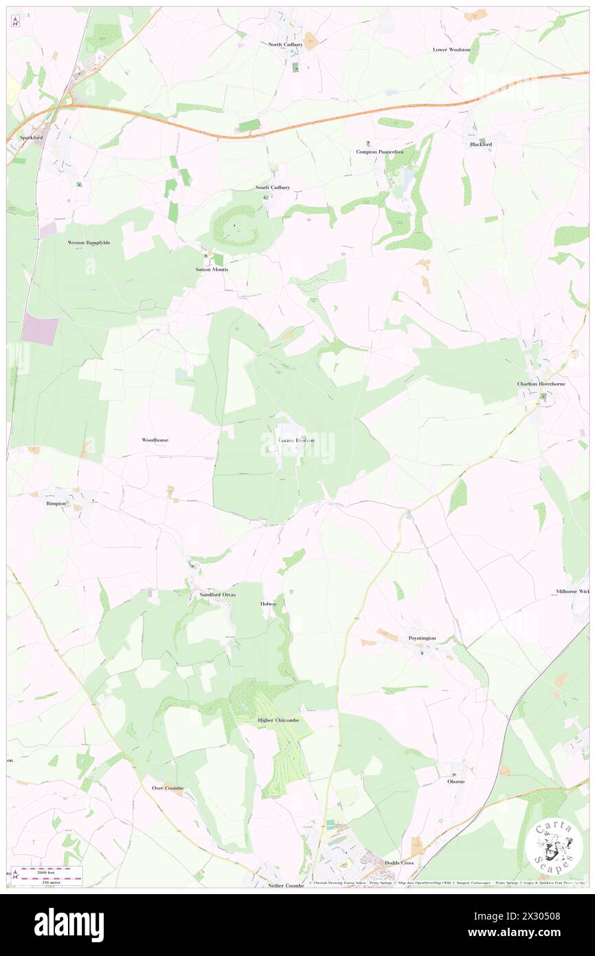 Corton Denham, Somerset, GB, Royaume-Uni, Angleterre, n 51 0' 1'', S 2 31' 16'', carte, Cartascapes carte publiée en 2024. Explorez Cartascapes, une carte qui révèle la diversité des paysages, des cultures et des écosystèmes de la Terre. Voyage à travers le temps et l'espace, découvrir l'interconnexion du passé, du présent et de l'avenir de notre planète. Banque D'Images