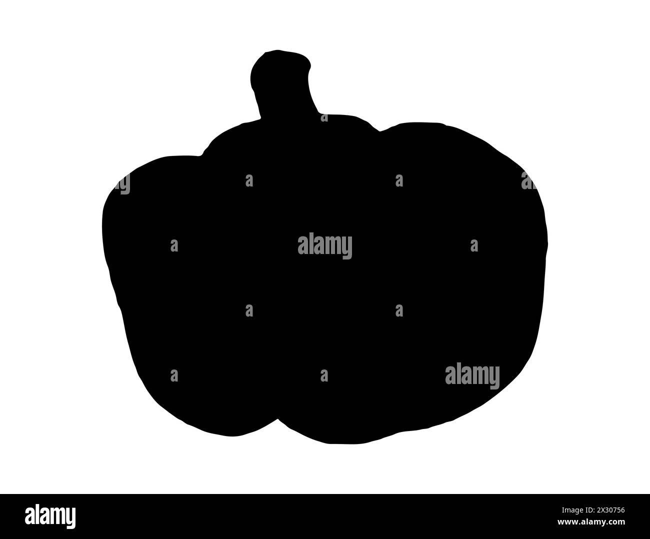 Art vectoriel de silhouette de Capsicum Illustration de Vecteur